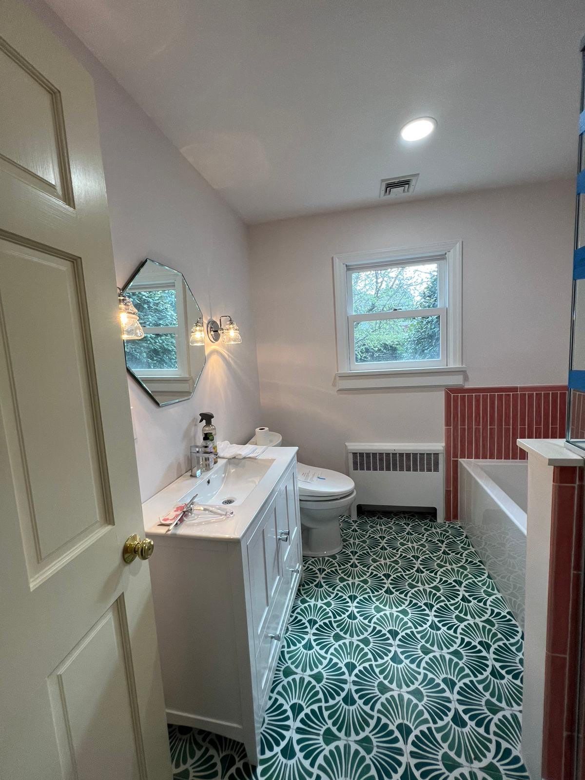 Bathroom Remodel using Tile by Home Concepts Construction
