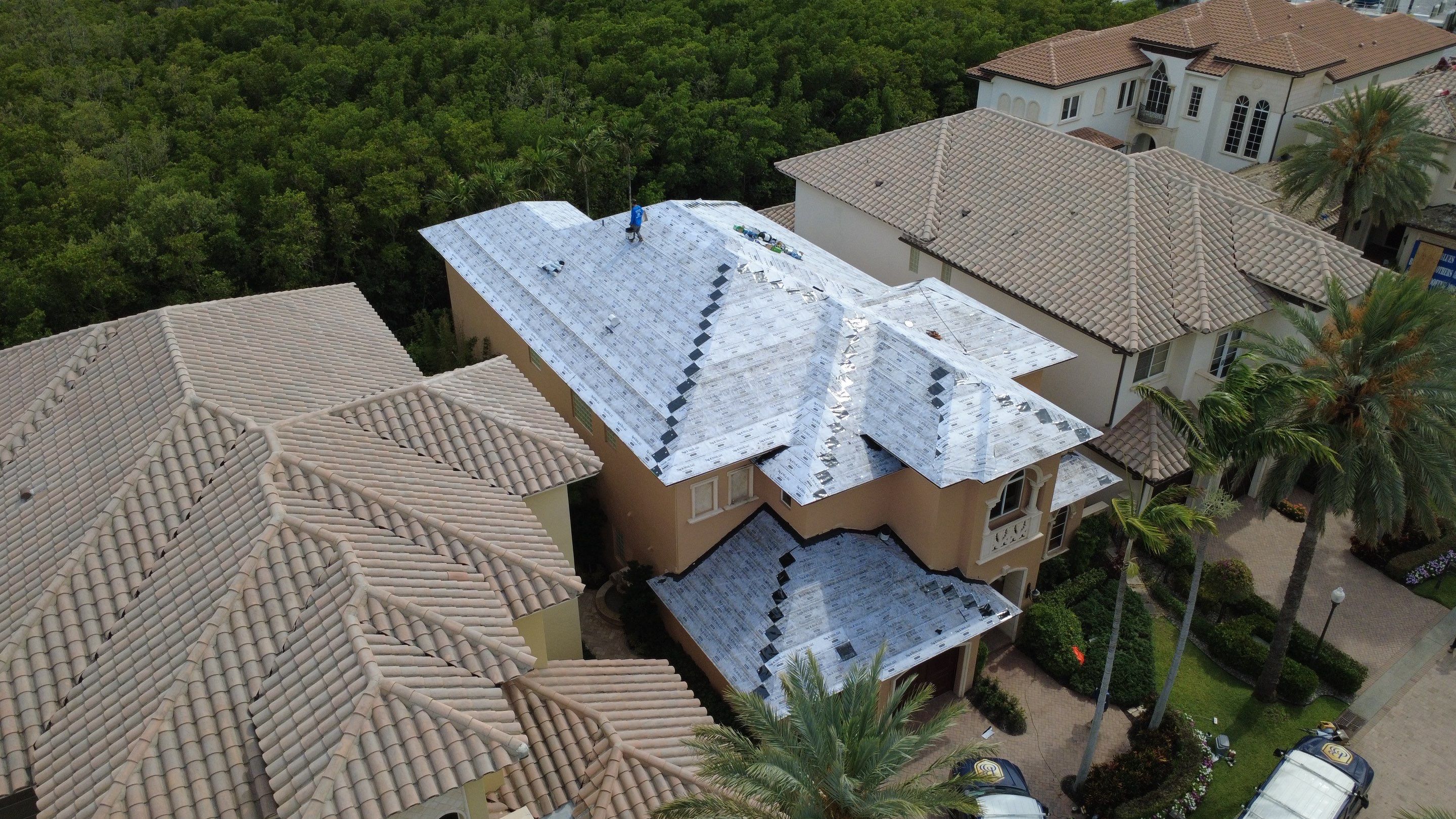 Residential Roofing Installation using Crown by BLUES BROTHERS ROOFING
