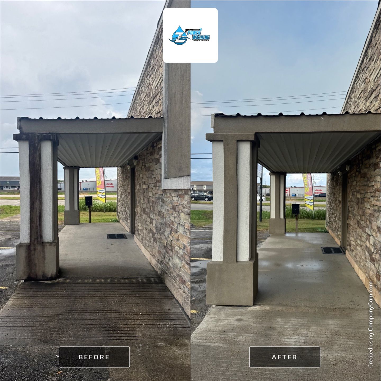 Commercial Exterior and Walkway Cleaning in Nederland by Zeal Power Washing