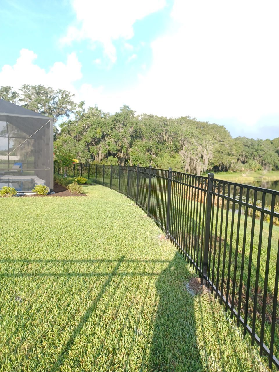 Aluminum Fence Installation using 3 Rail Aluminum Fence by Asap fence and gates, LLC