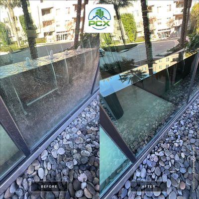Irvine Window Cleaning - Hard Water Stain Removal