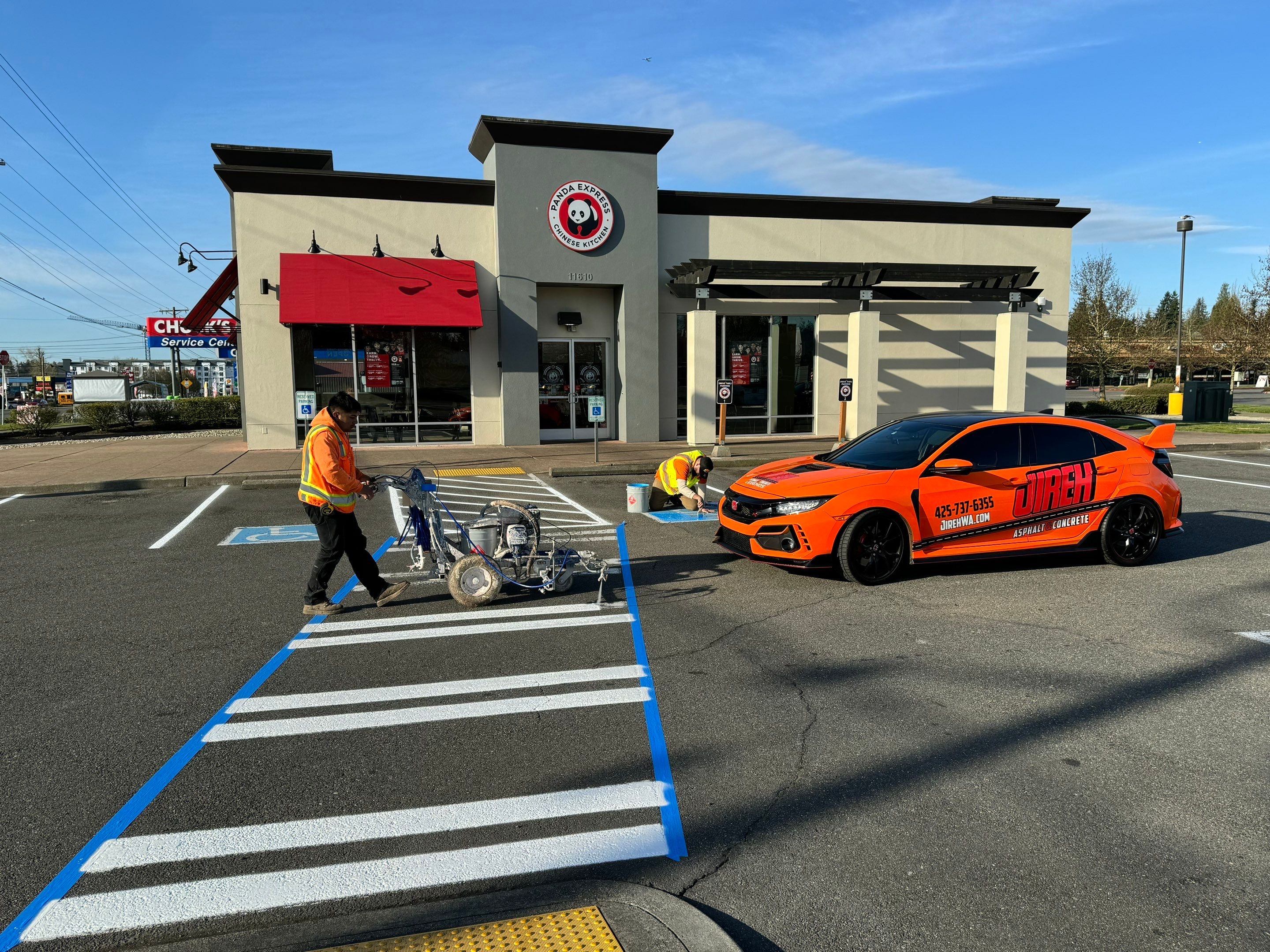 Panda Express | Striping  by Jireh Asphalt & Concrete Inc 