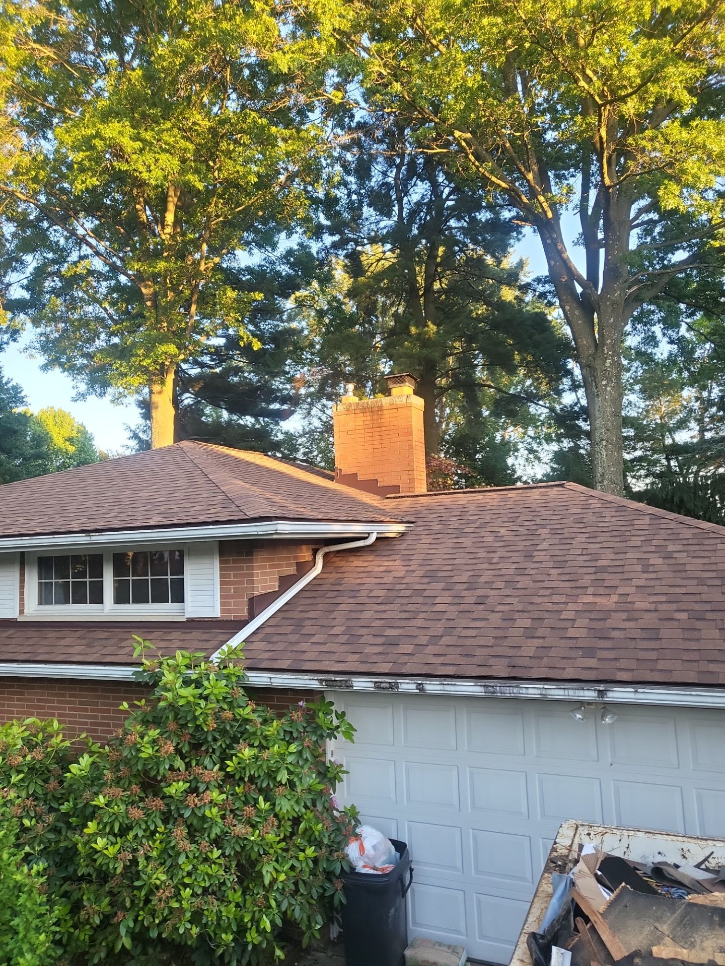 Atlas Pinnacle, Color, Burnt Hickory, Drip Edge, Color, Royal Brown by Eagle Eye Roofing