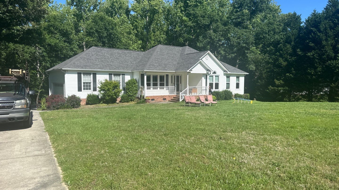 Full Owens Corning Shingle Roof and Gutter Replacement in Rock Hill, SC by Merritt Roofing LLC