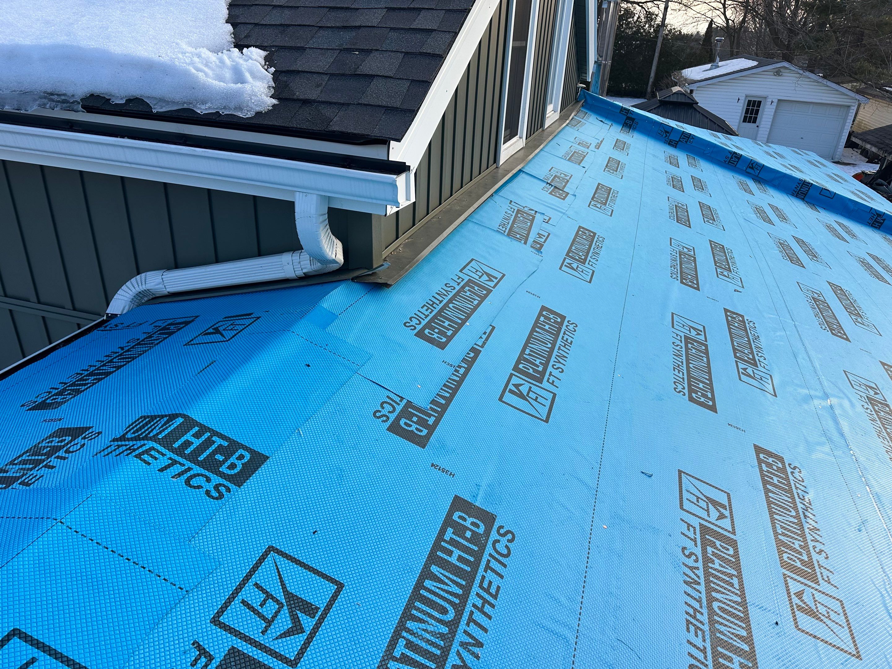 Project in Hamilton by The Roofing Crew