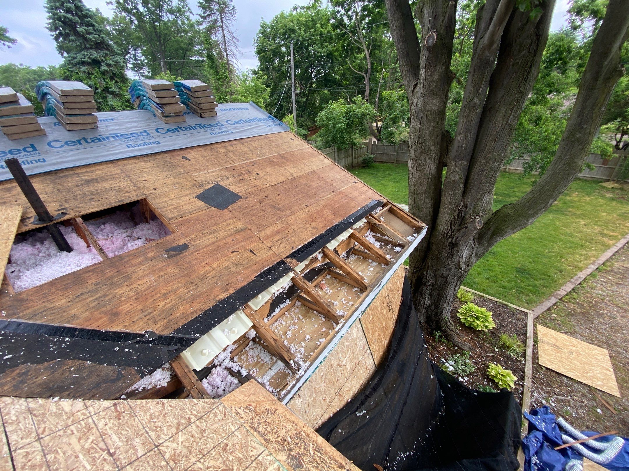 Roof Replacement using CertainTeed Landmark by 180 Contractors