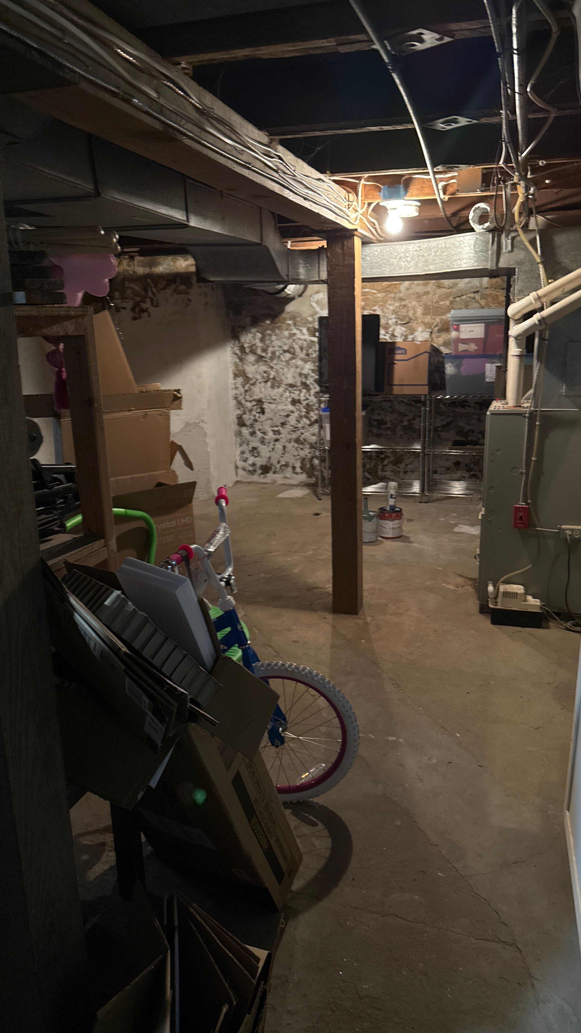 Interior French Drain Mt Tabor, NJ by Pure Service Pro, LLC 