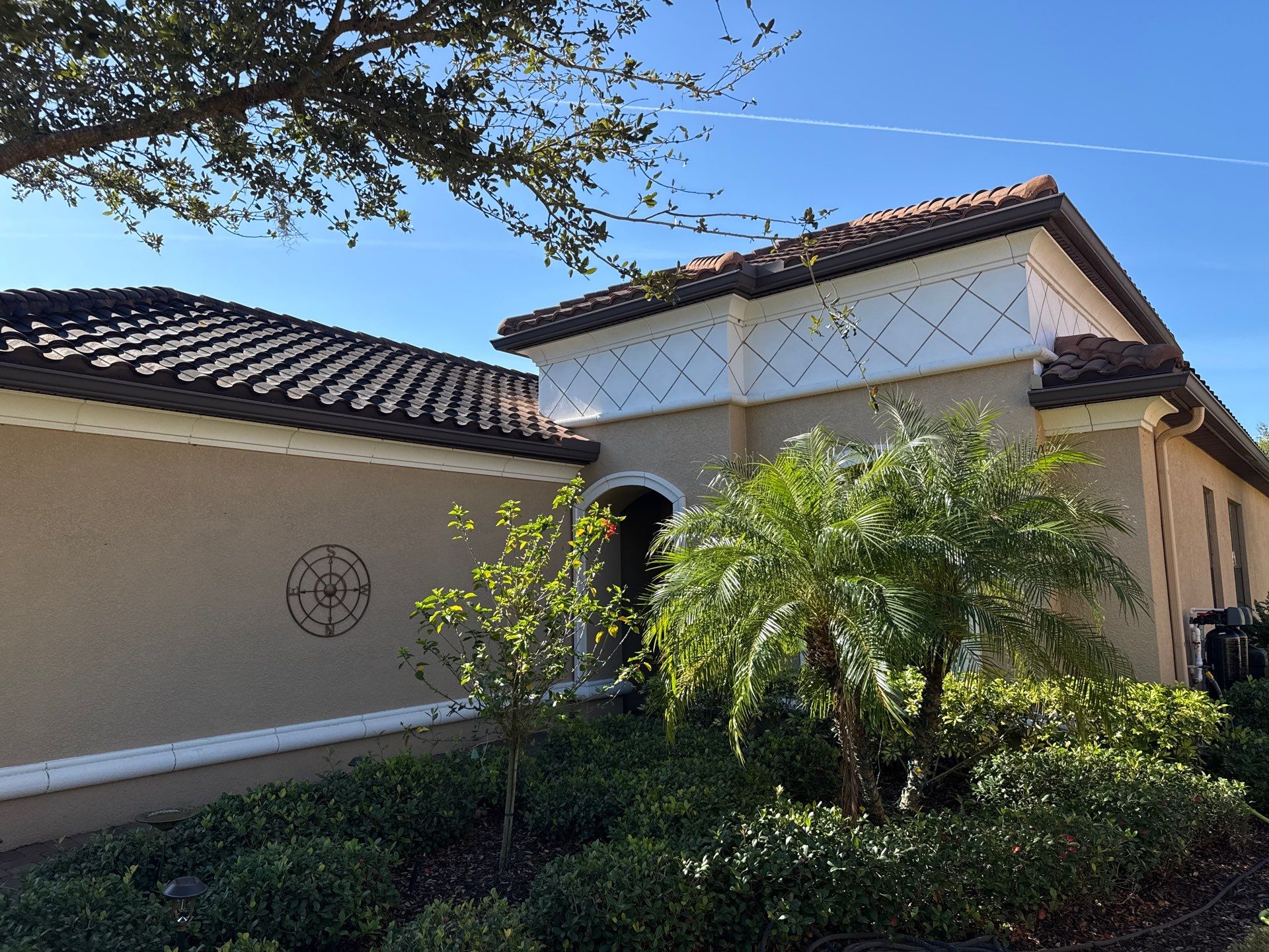 Barrel Tile Roof Cleaning – Artisan Lakes, Palmetto, FL by Sunshine AquaWash