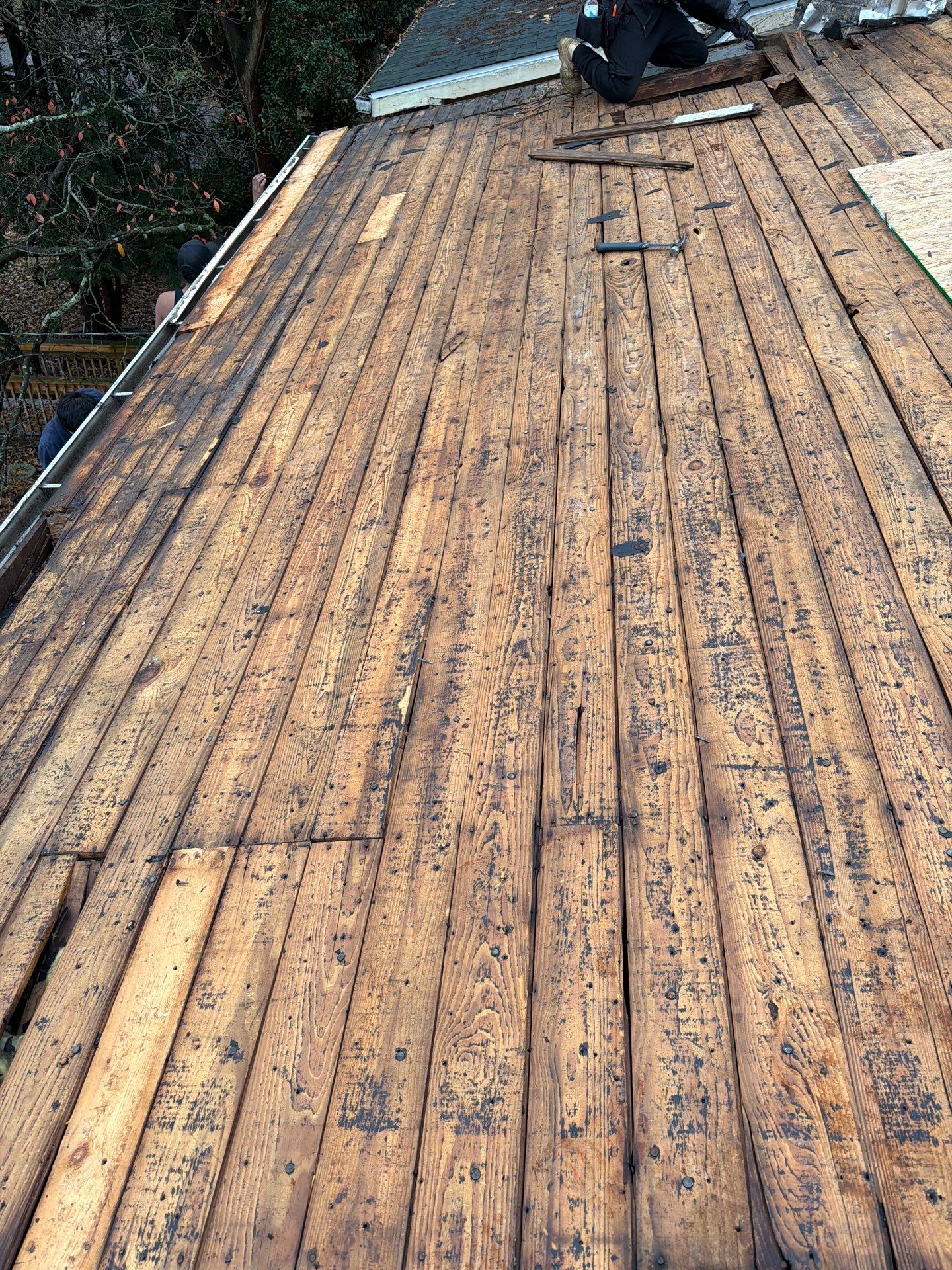 Residential Roofing Installation using GAF Timberline HDZ Pewter Gray by Rainstoppers Roofing