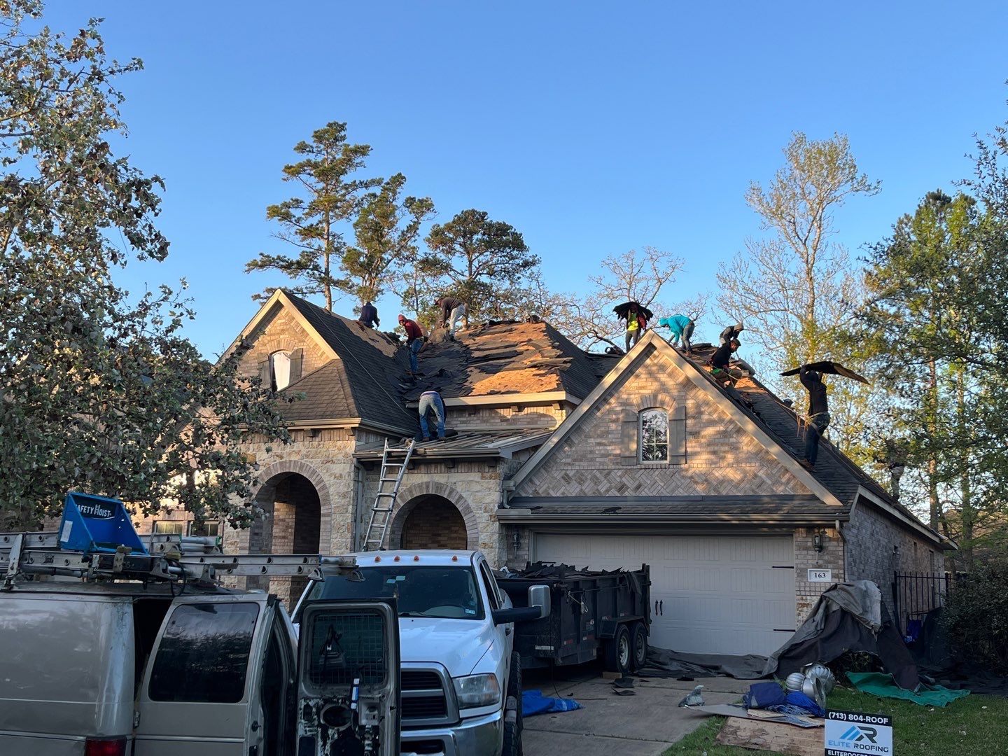 Residential Roof Replacement using GAF shingles by Elite Roofing LLC