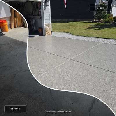Garage and Driveway using Trail Mix Match