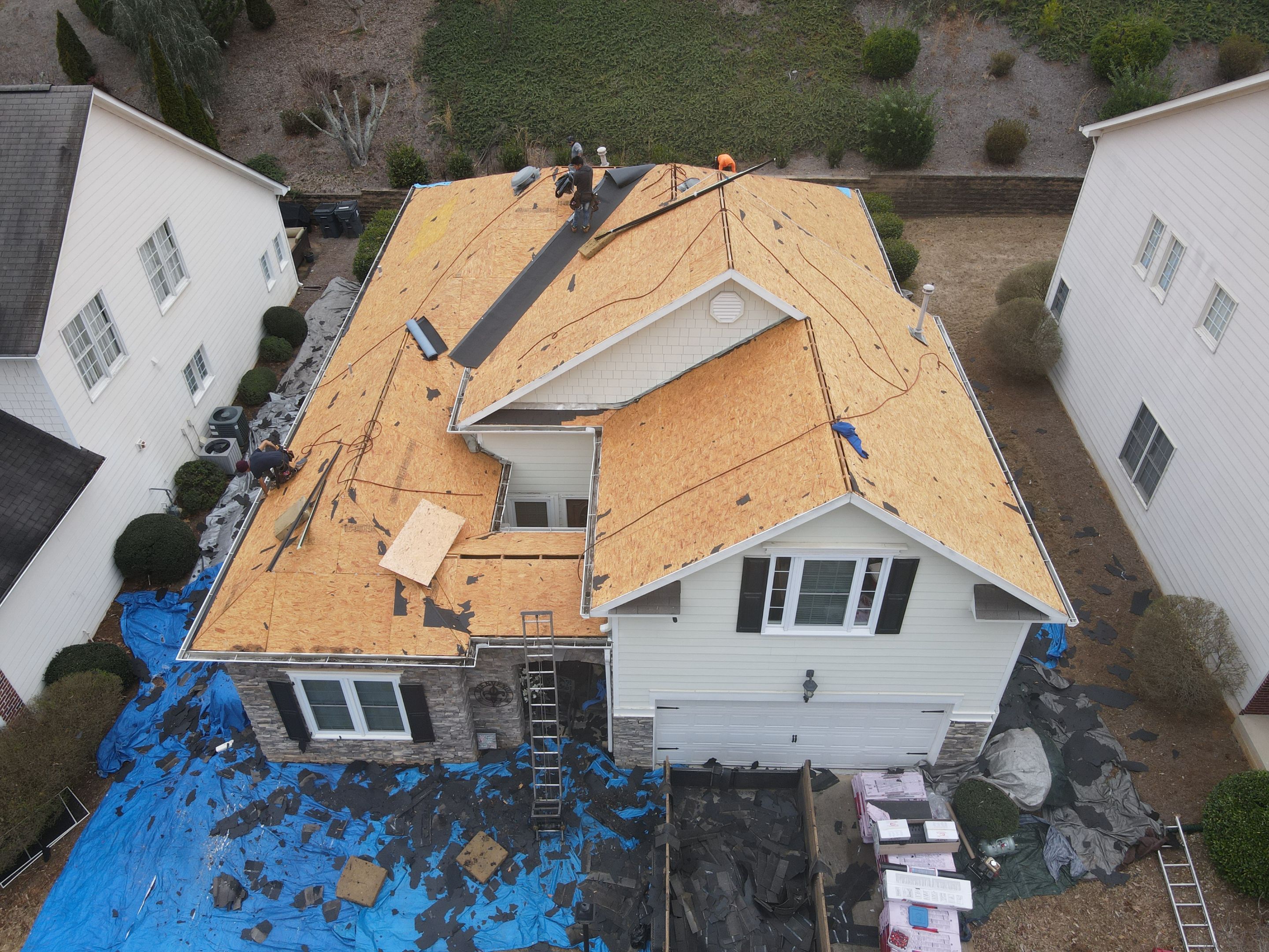 Residential Roofing Installation using Owens Corning by Inspector Roofing and Restoration