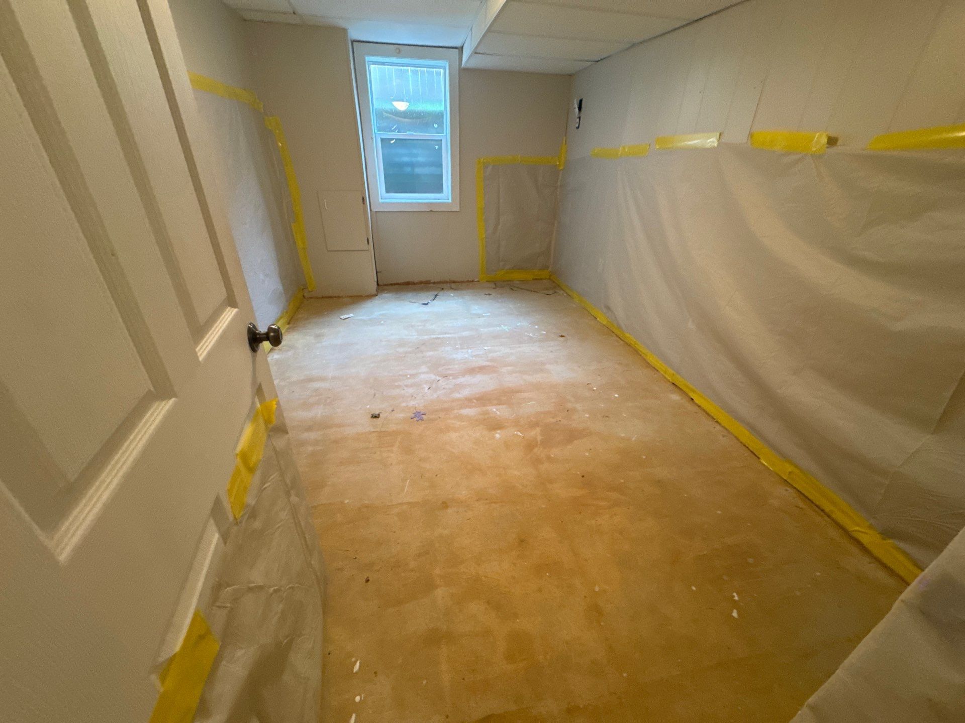Custom Epoxy Flake Floor Installation for Spring Lake Residence by Gordon Painting
