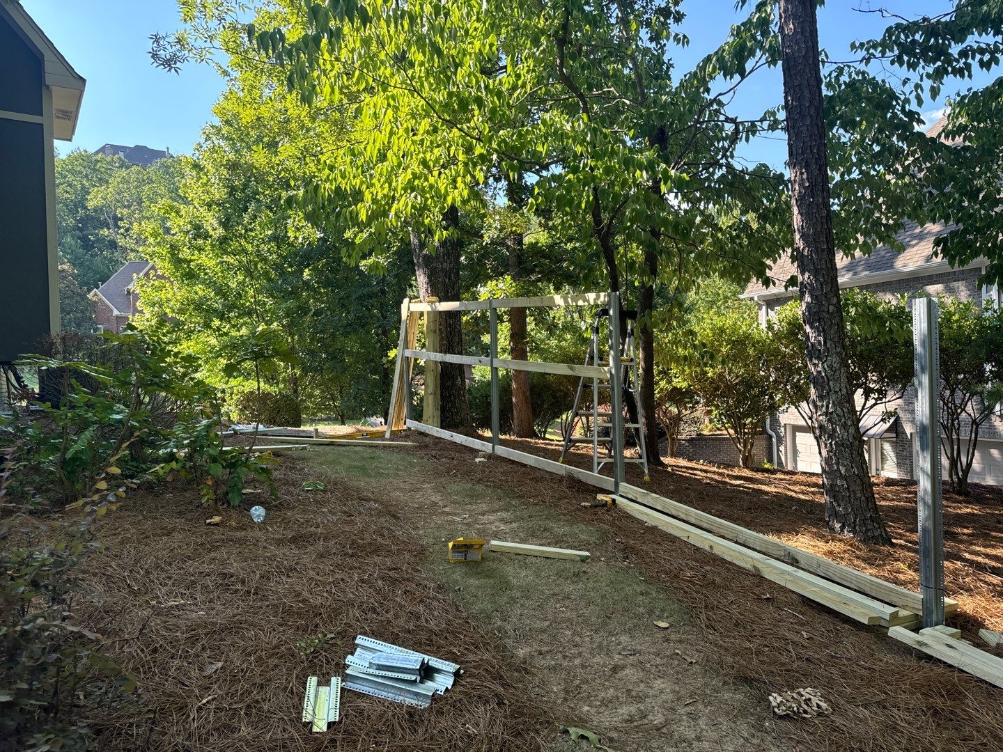 Greystone - Traditional Fence by Pillar and Pine