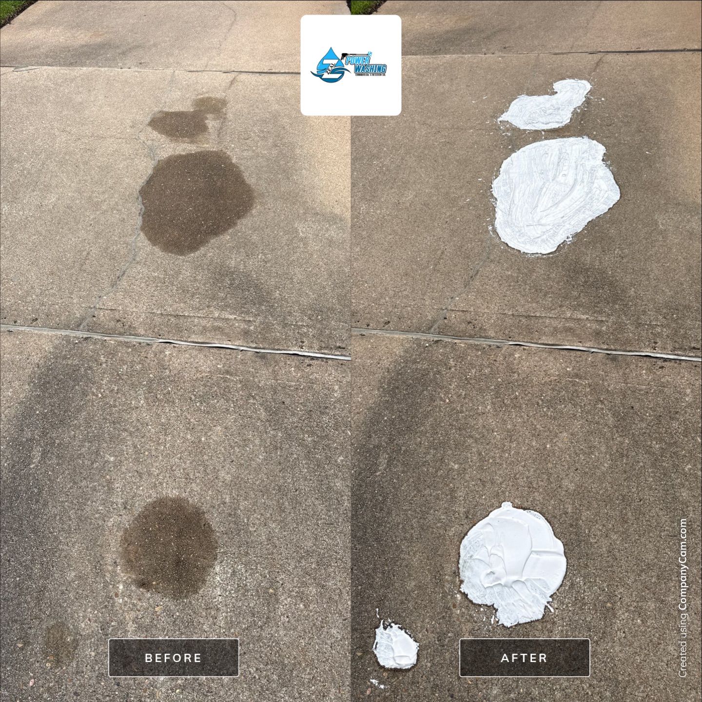 Oil stain where ? by Zeal Power Washing