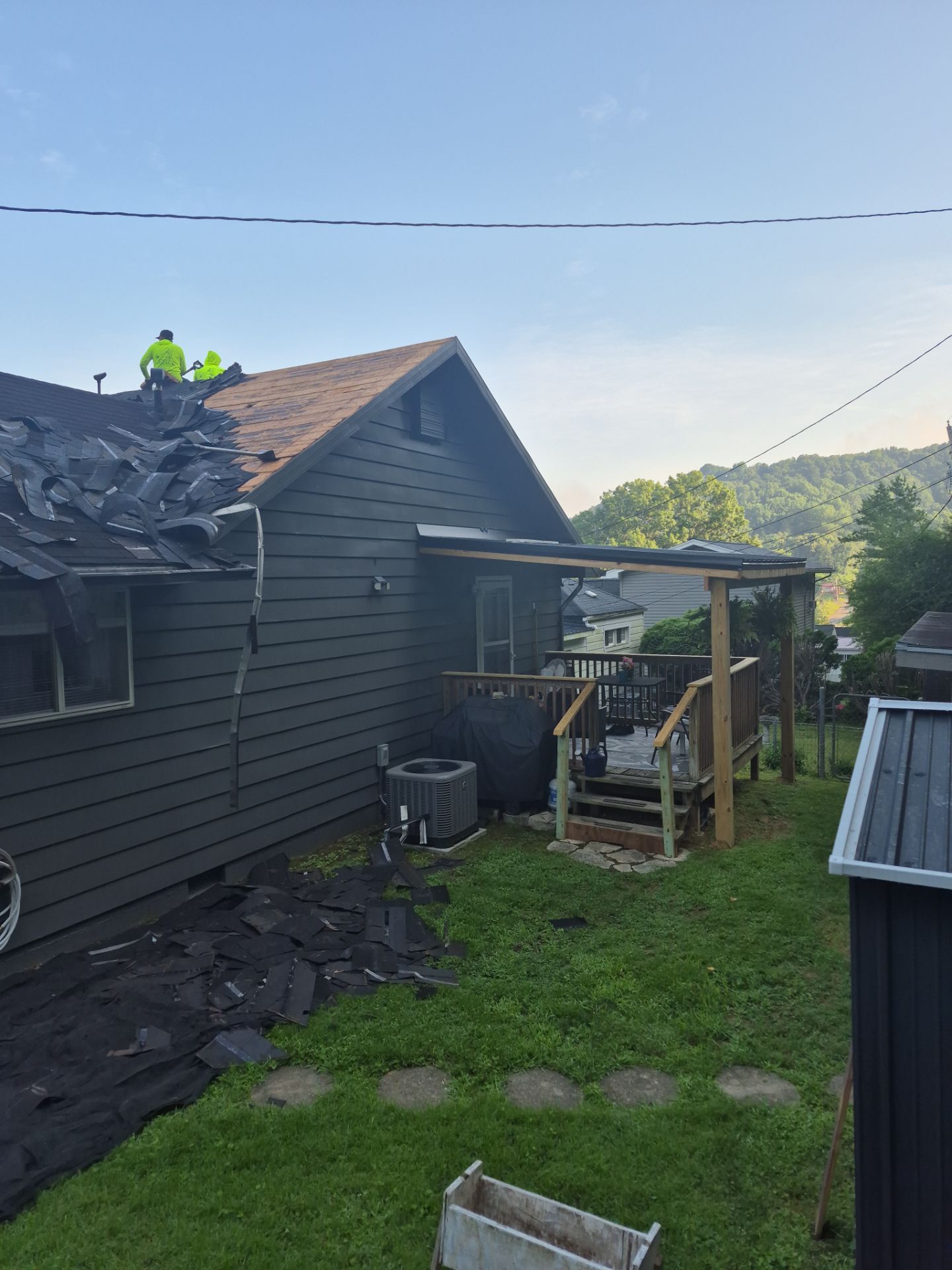 🖤 Sleek. Bold. Built to Last — Granite Black in Portsmouth! by Mr. Roofer