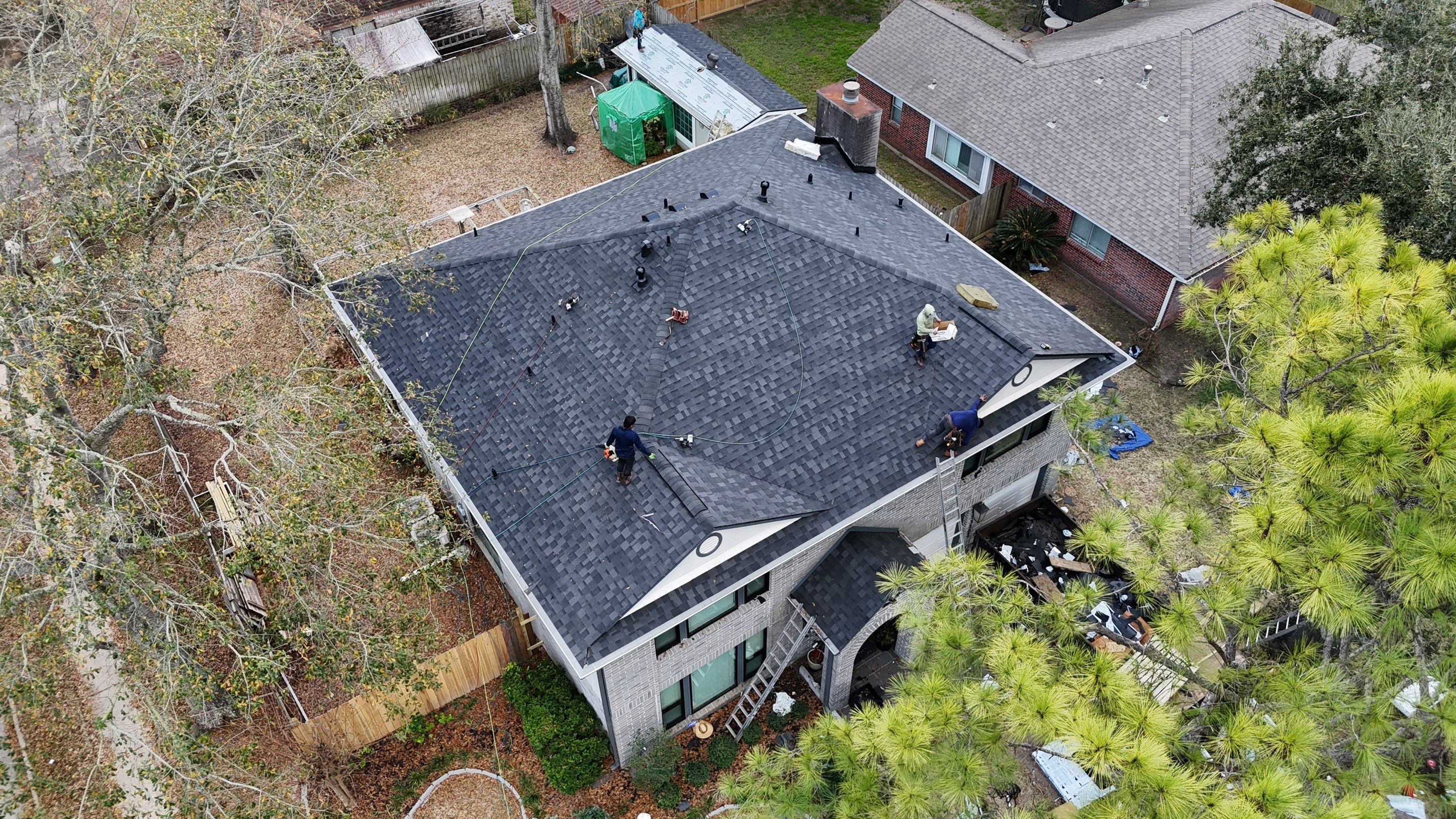 Roof Replacement completed in the Cypress Area! by Core Four Roofing