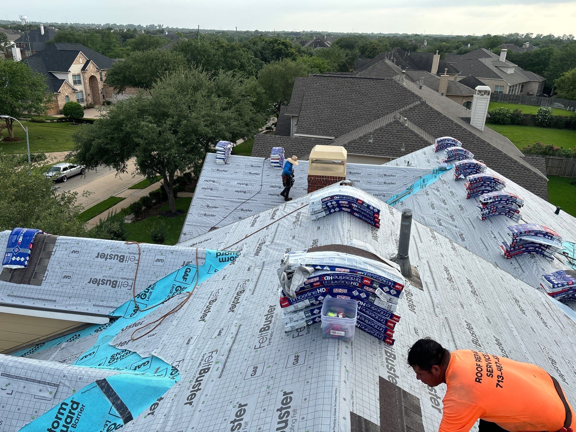 Roof Replacement in Telfair, Sugar Land TX by Roof Repair Company
