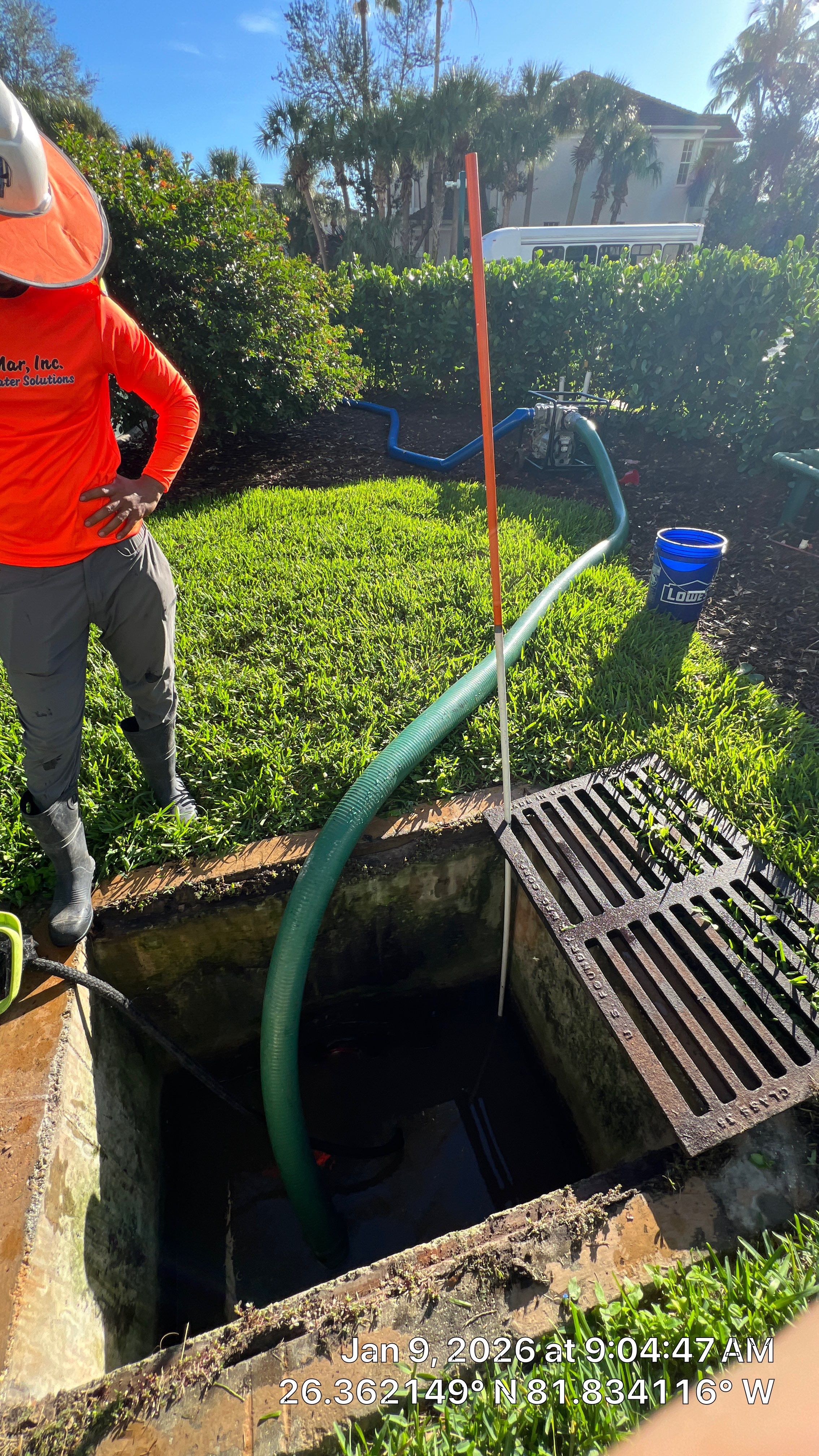 Bonita Bay Condo Stormwater System Maintenance with PRS by Don Mar, Inc. Storm Water Solutions