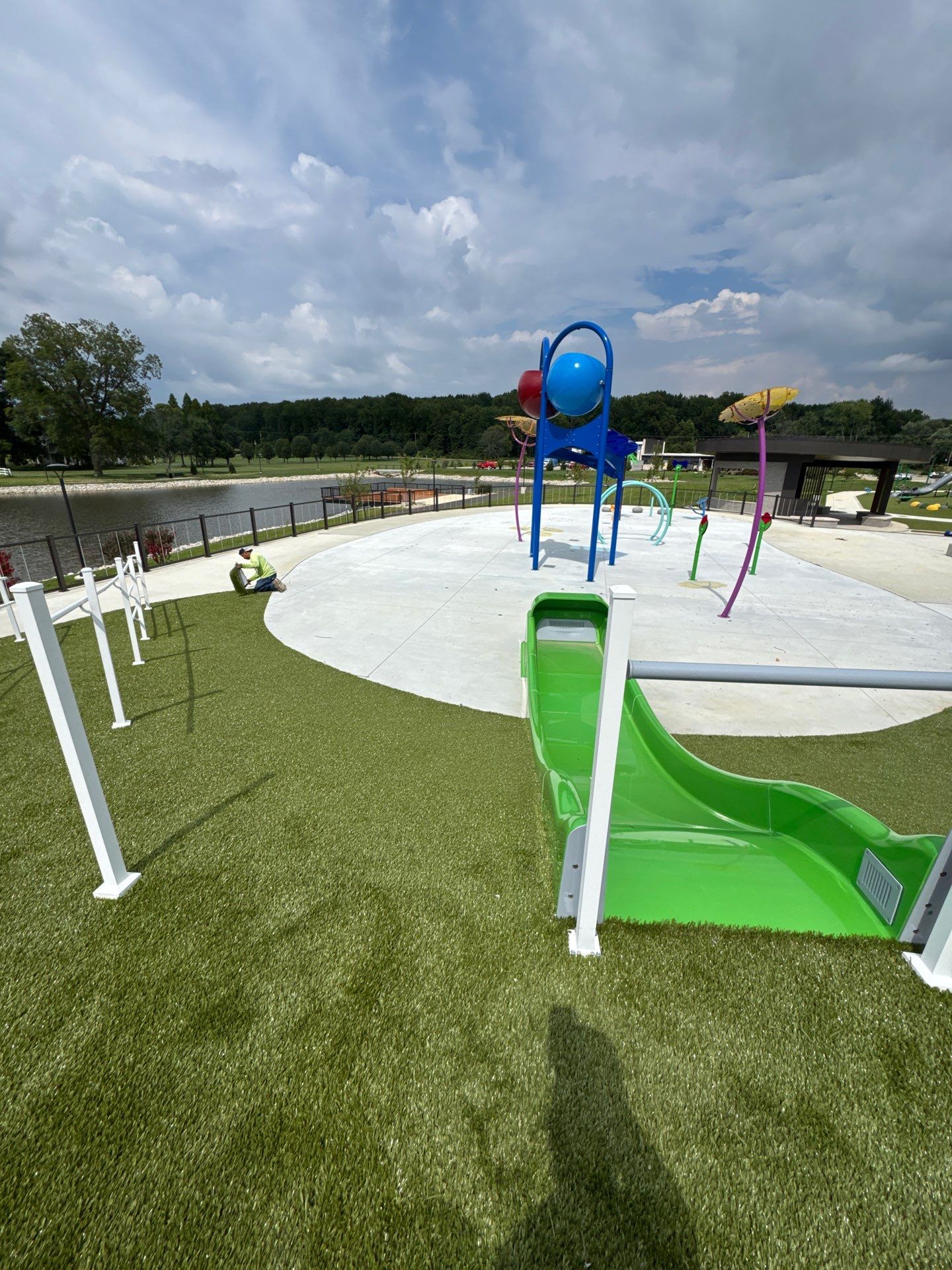 Playground Grass in Newburgh, IN by ForeverLawn NEIN/INDY