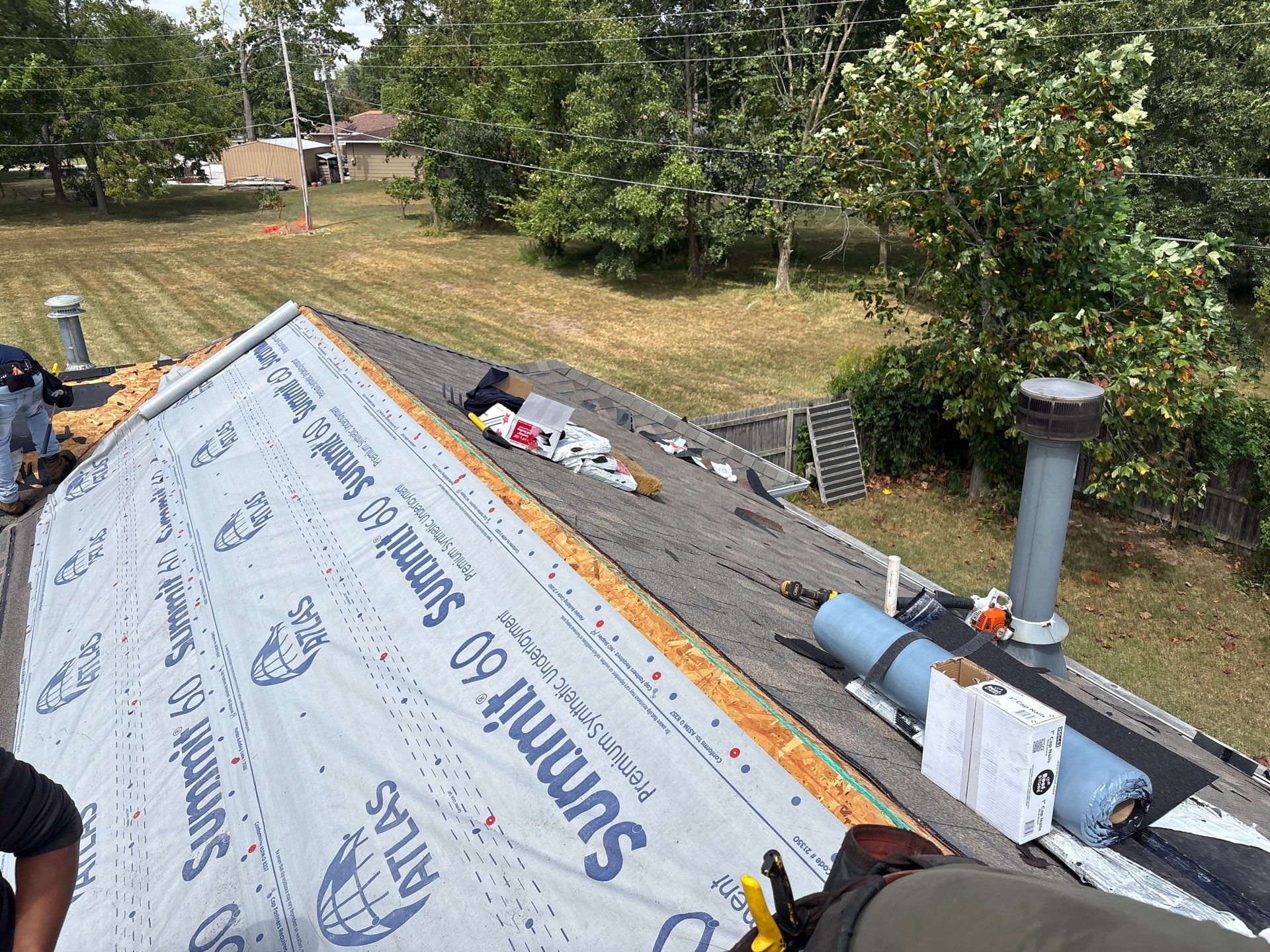 Residential Roofing Install - Atlas Pinnacle Pristine Shingles - Color Weathered Wood  by Titan Commercial & Residential Roofing 
