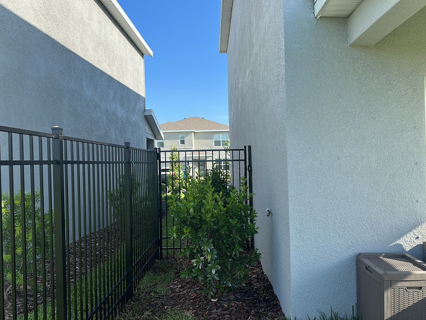 Aluminum Fence Installation using Black 3 Rail Aluminum Fence by Asap fence and gates, LLC