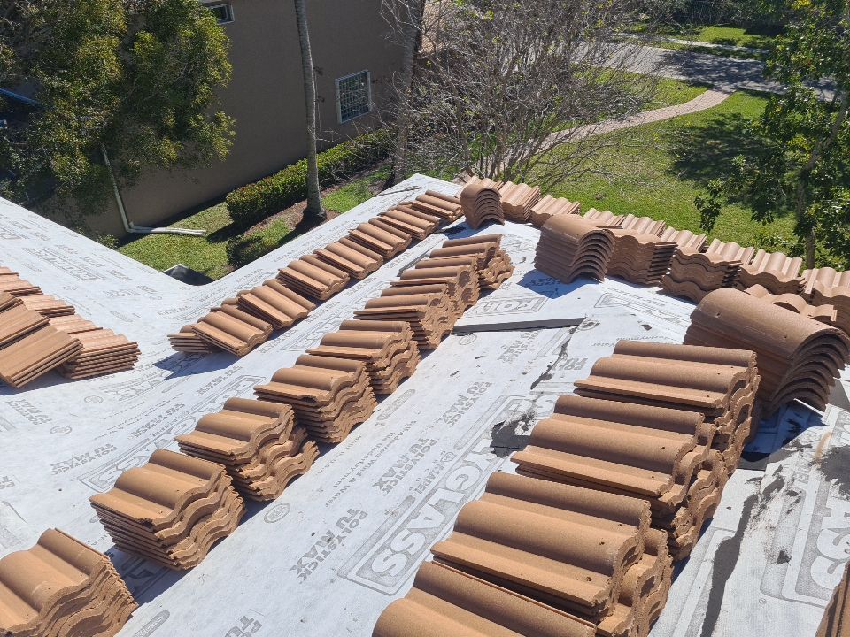 Residential Roofing Installation using Eagle Roofing Tile by BLUES BROTHERS ROOFING