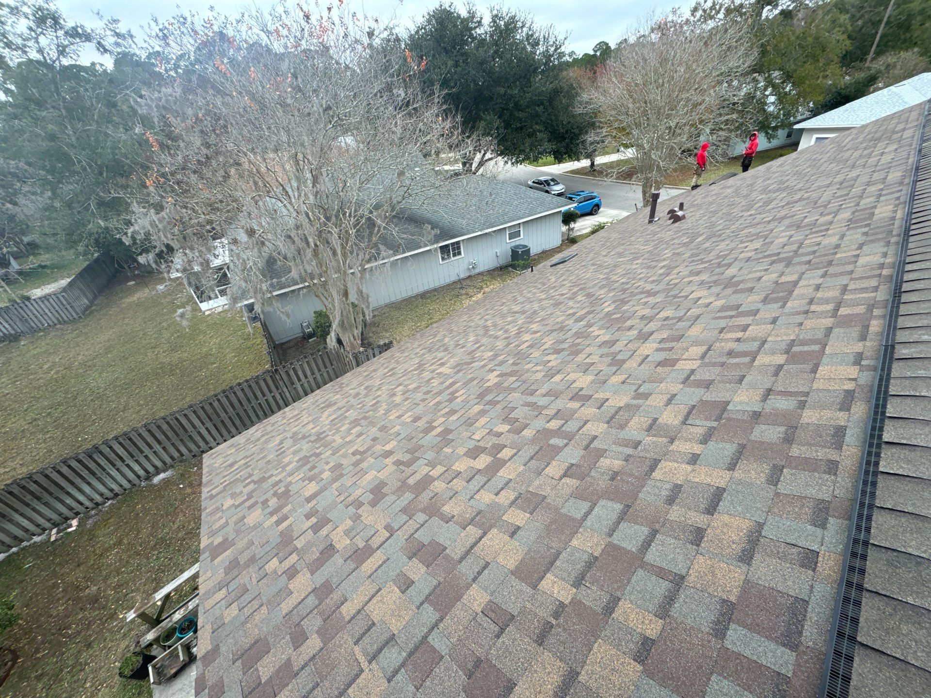 Hail damaged reroof in Gainesville, FL by Brehm Roofing