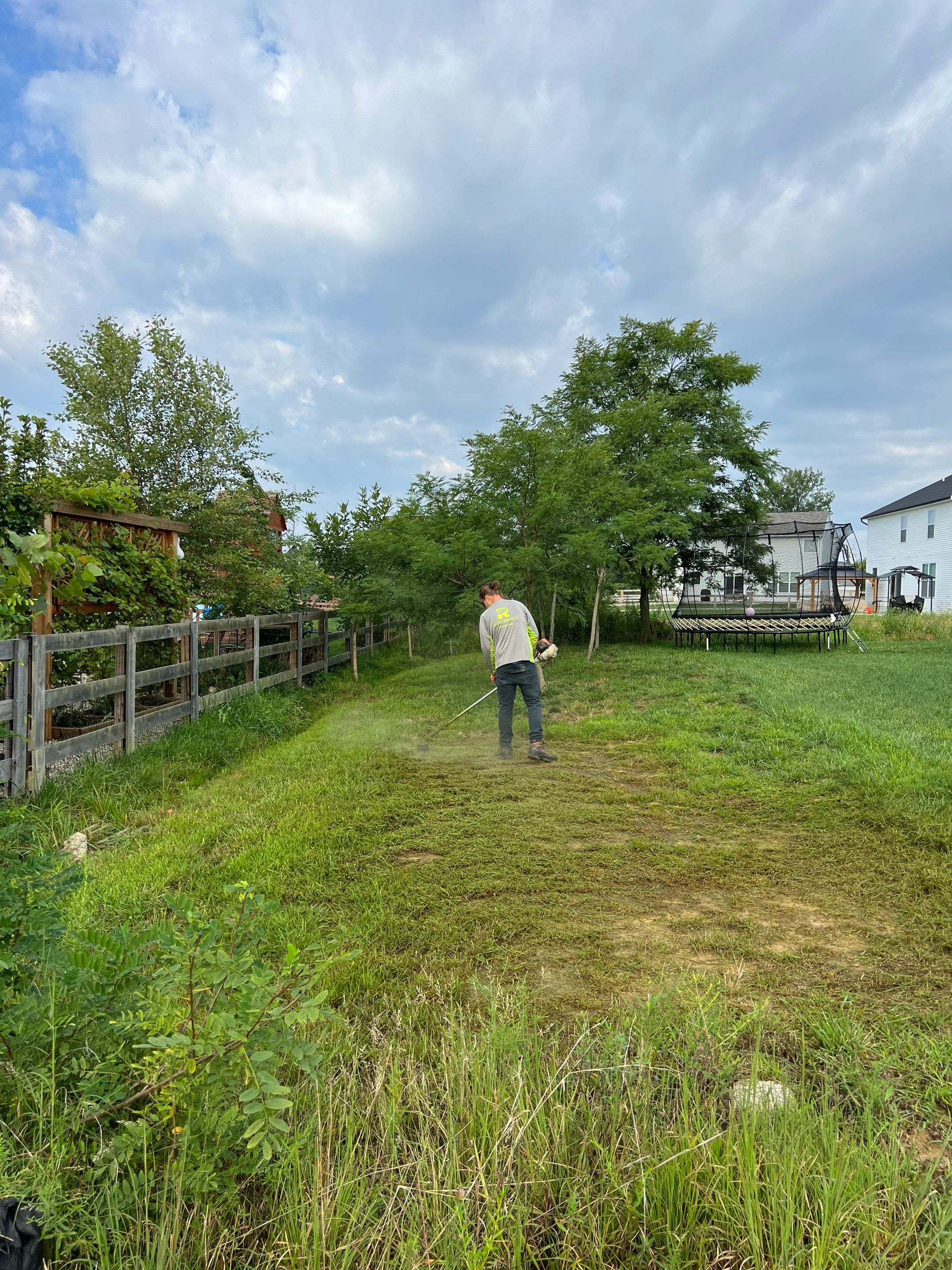 Turning a Back Field into a Landscape of Enjoyment by Reisenberg’s Lawn & Landscape, LLC