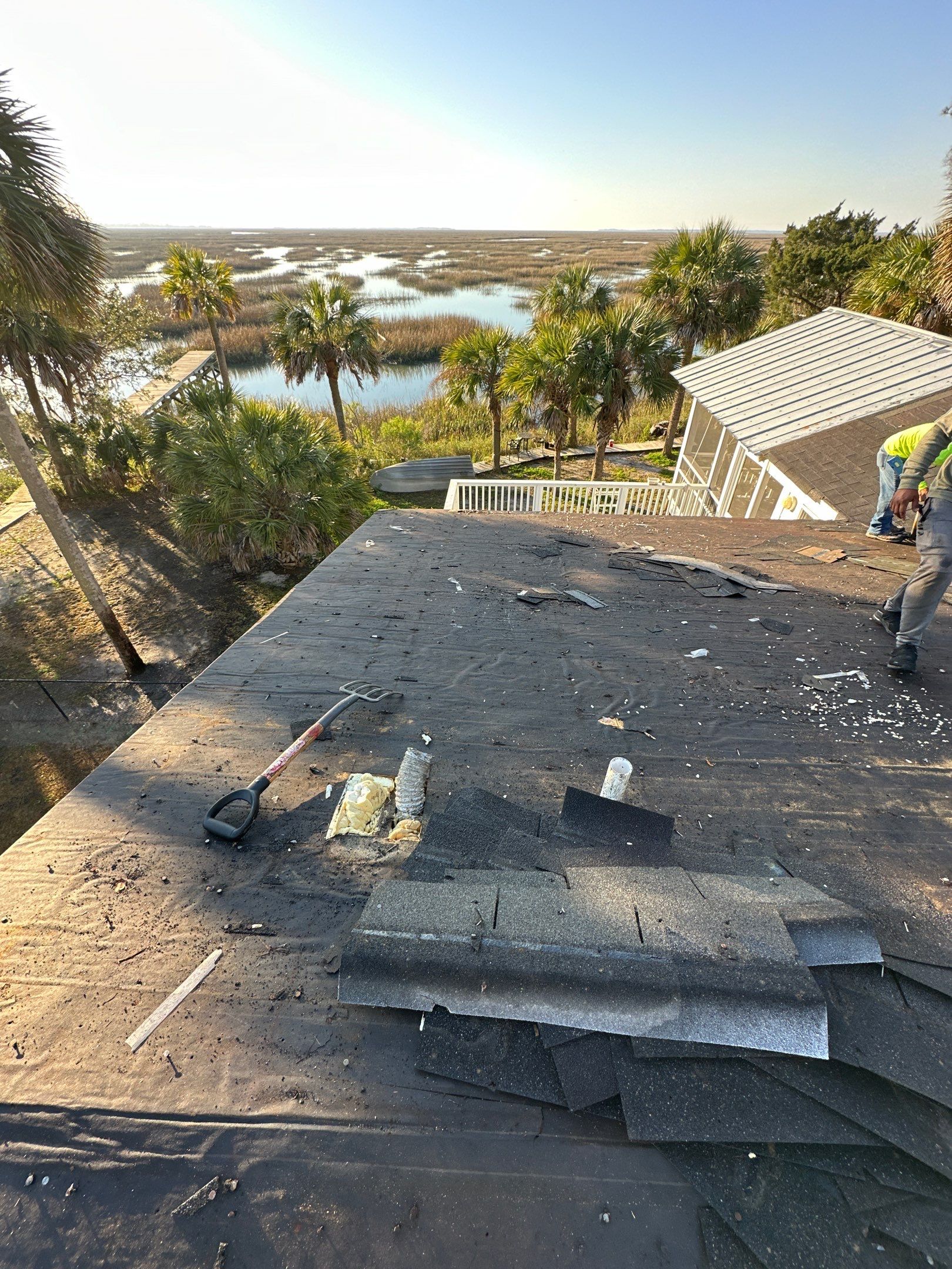 Roof Replacement using Atlas Pinnacle Sun - Cool Surf by Rainstoppers Roofing