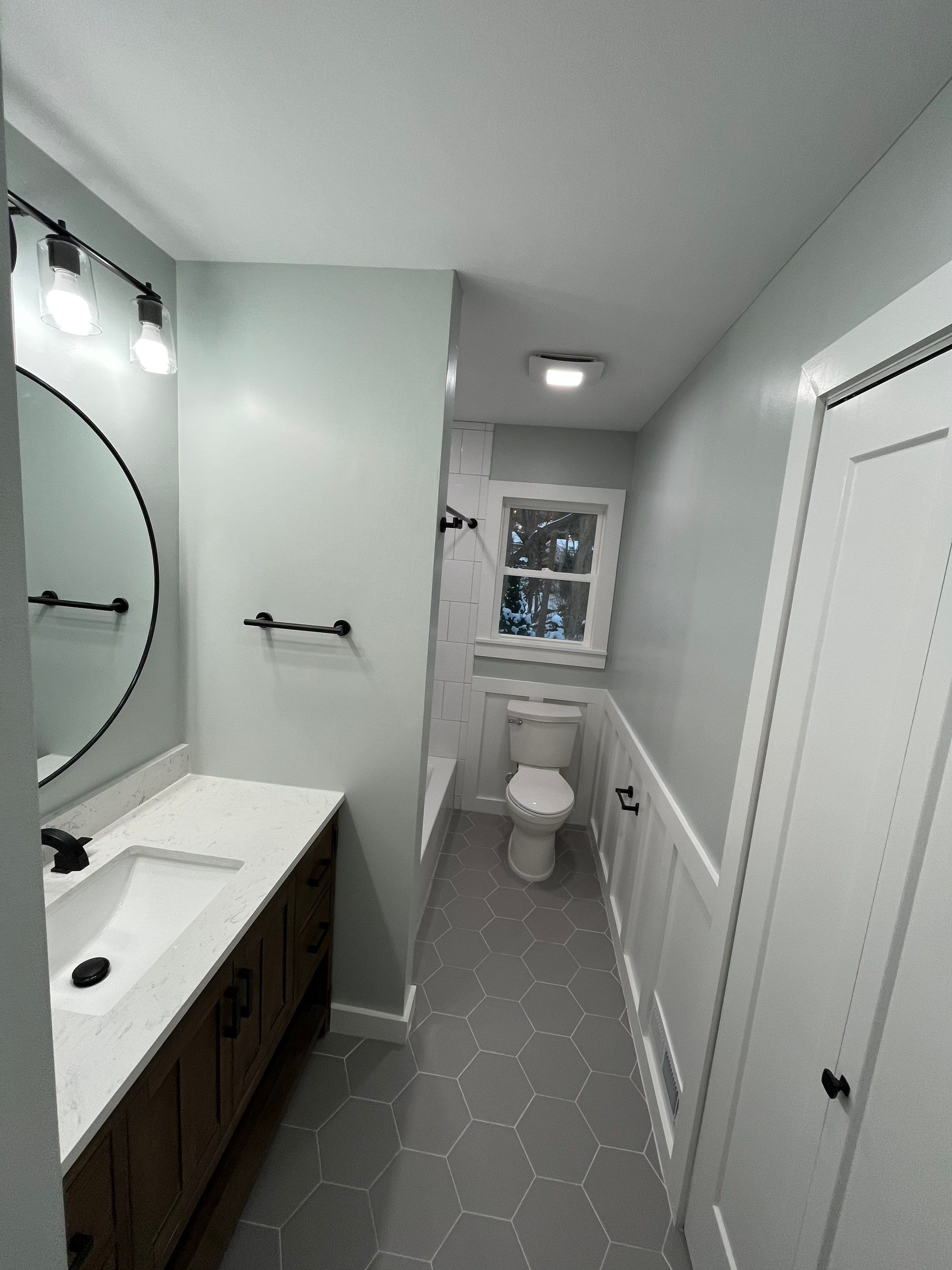 Bathroom Remodel using Tile by Home Concepts Construction