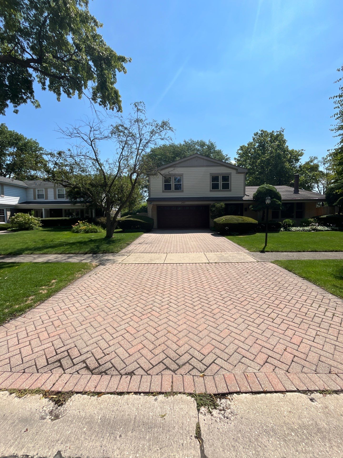 Brick paver clean, sand and seal.  using Surebond SB-1300 by Northern Power Washing LLC.