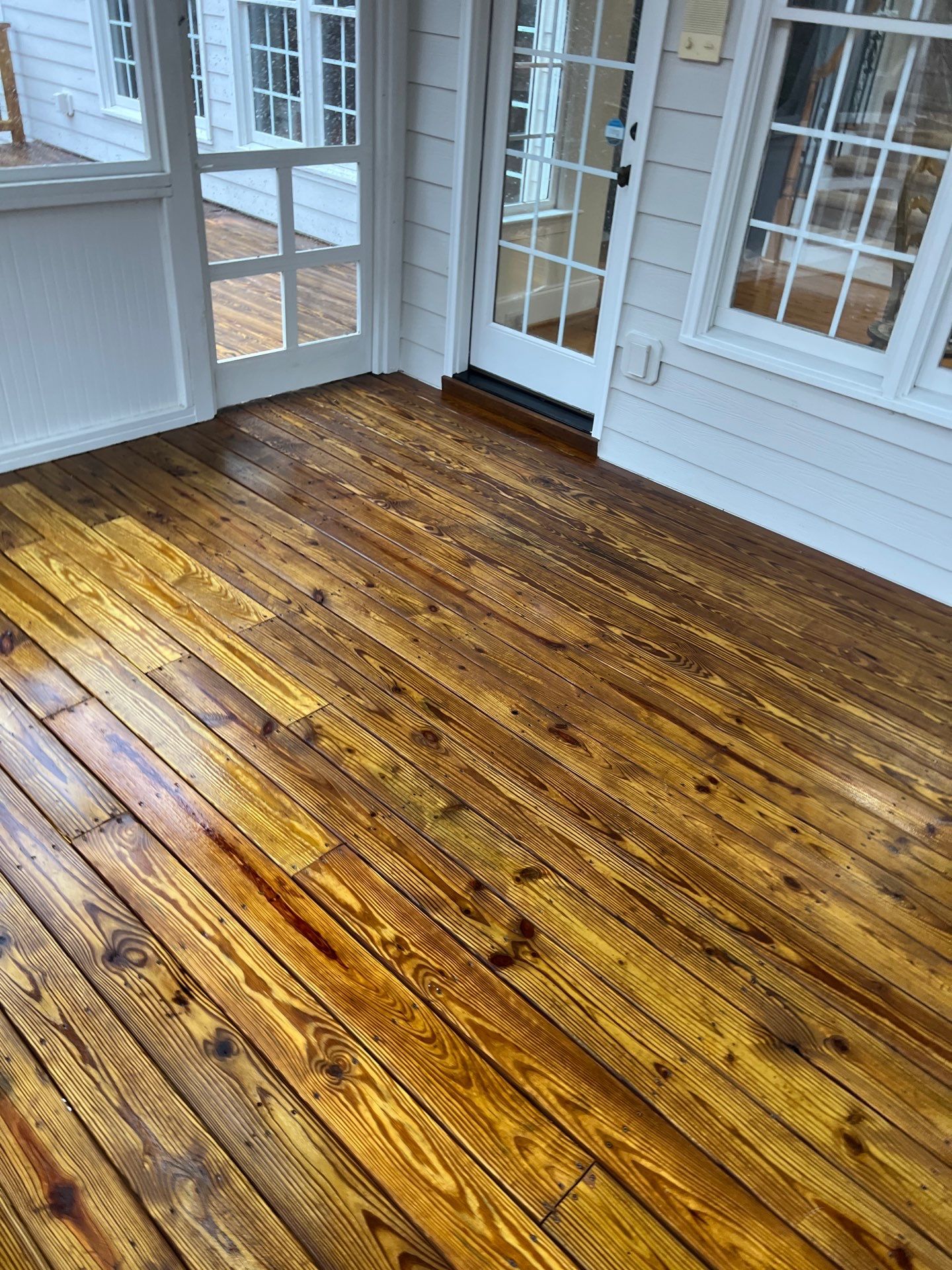 Multi level Deck coated with Wood Sealant by DuraSeal