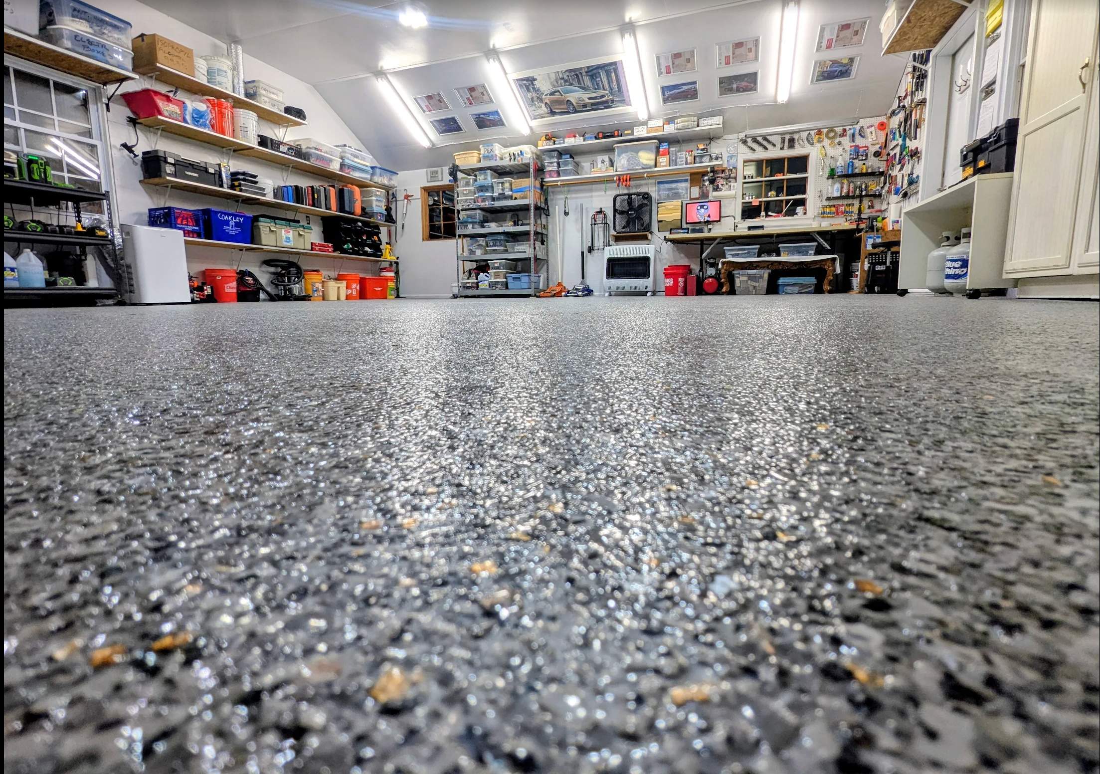Earth Effects Patron Garage Coating by NG Masonry & Construction LLC