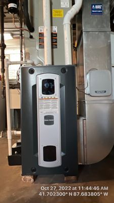 Install of dual fuel heat pump system