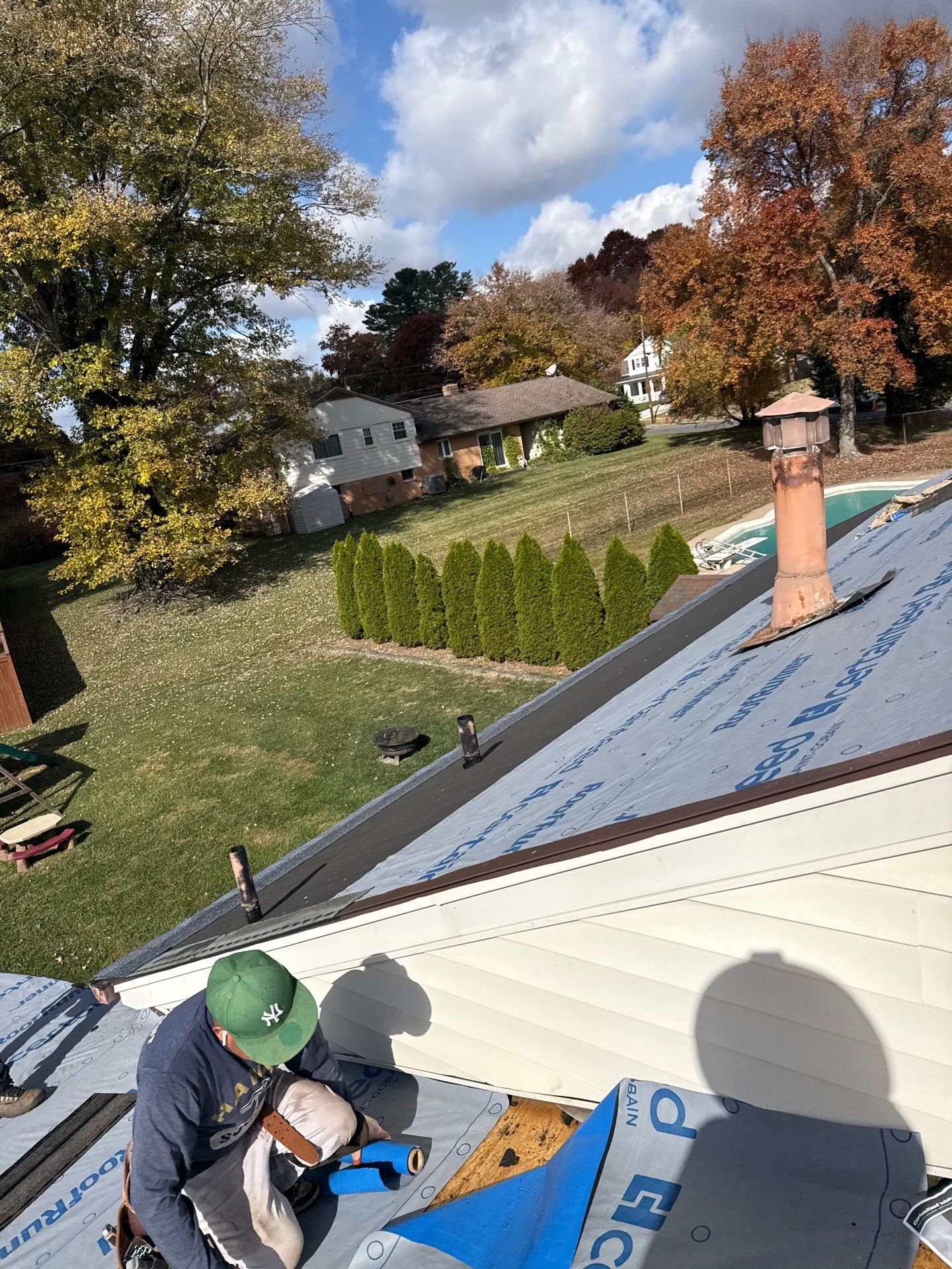 Faifax : Residential Roof Replacement with CertainTeed Landmark Pro in Max Def Coastal Blue  by RM Banning, Inc.