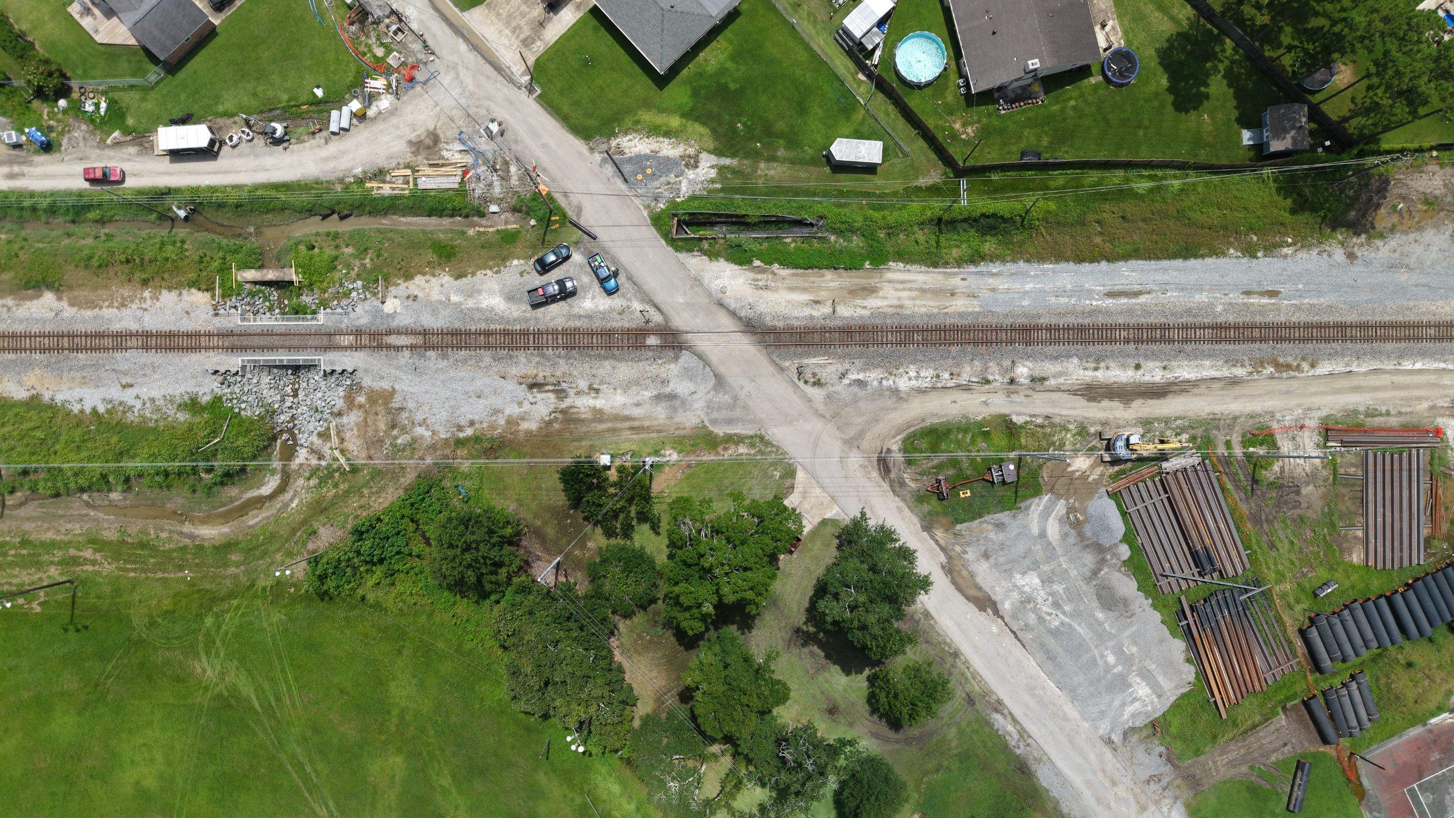Ormond CN Railway Culverts — Jack & Bore Drainage Project, Destrehan, LA by Dacp Construction 