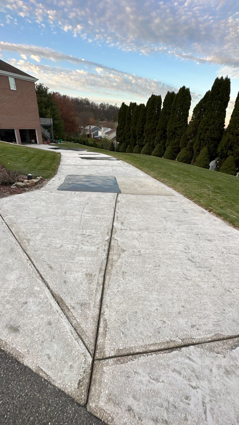 Twilight Driveway Project in Bridgeville by Floors in a Day, Inc