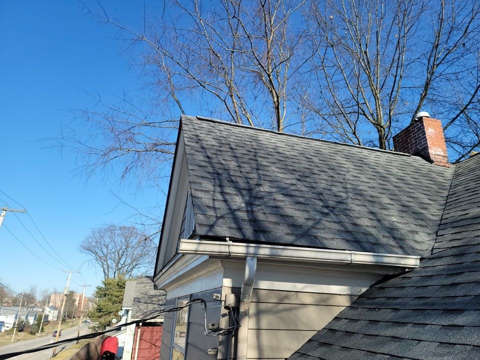 ATLAS PINNACLE COLOR: PRISTINE PEWTER DRIP EDGE: BLACK by Eagle Eye Roofing