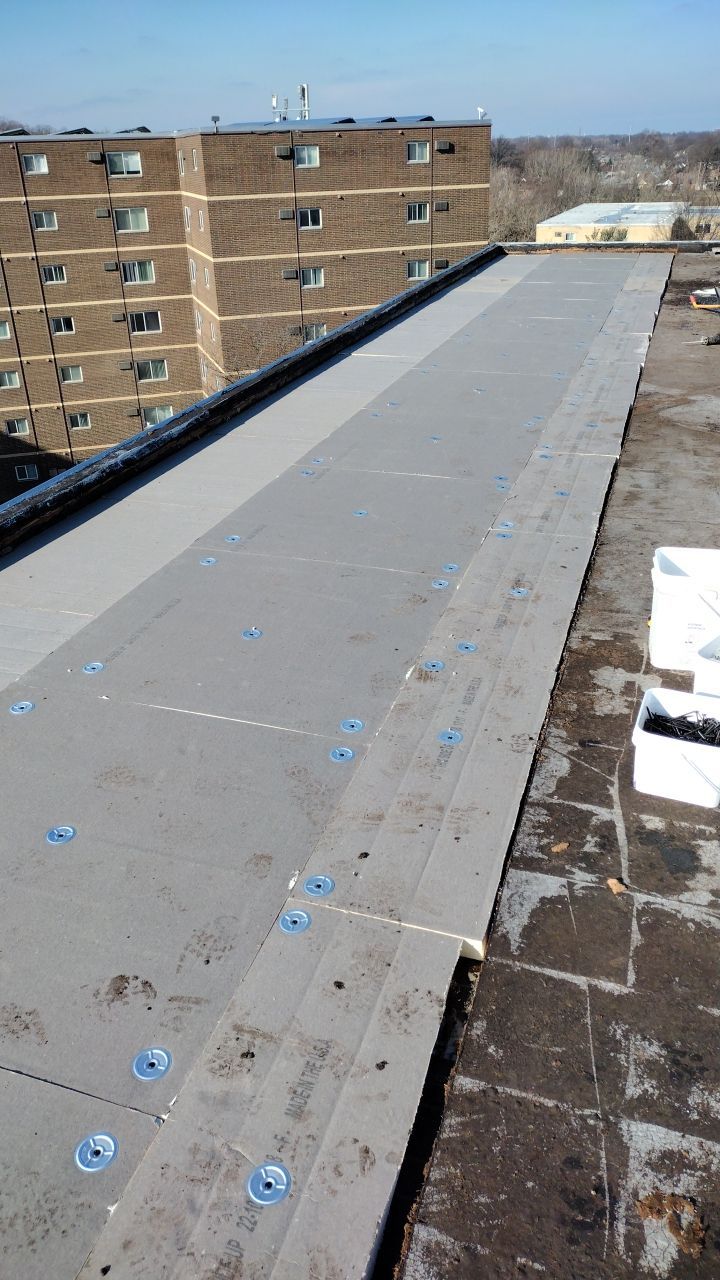 Commercial flat roof parma by Absolute Roofing and Construction