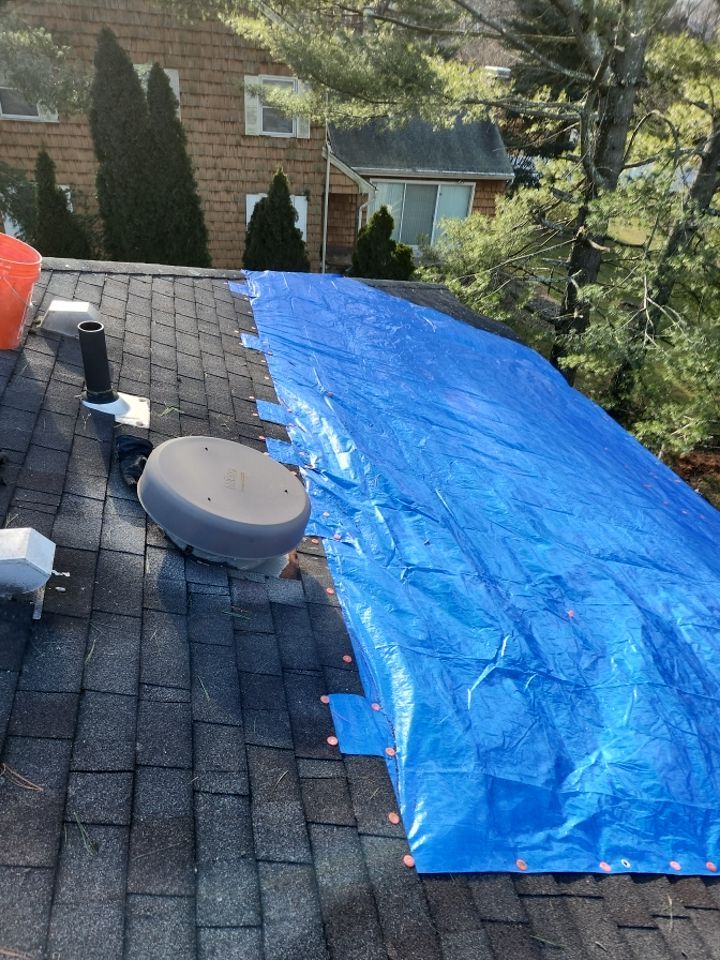 Residential Roofing Installation using Owens Corning TruDefinition Onyx Black by A Plus Exterior