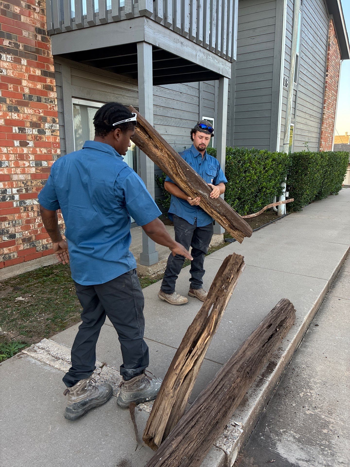 Landscape and concrete work by Clays Services Inc