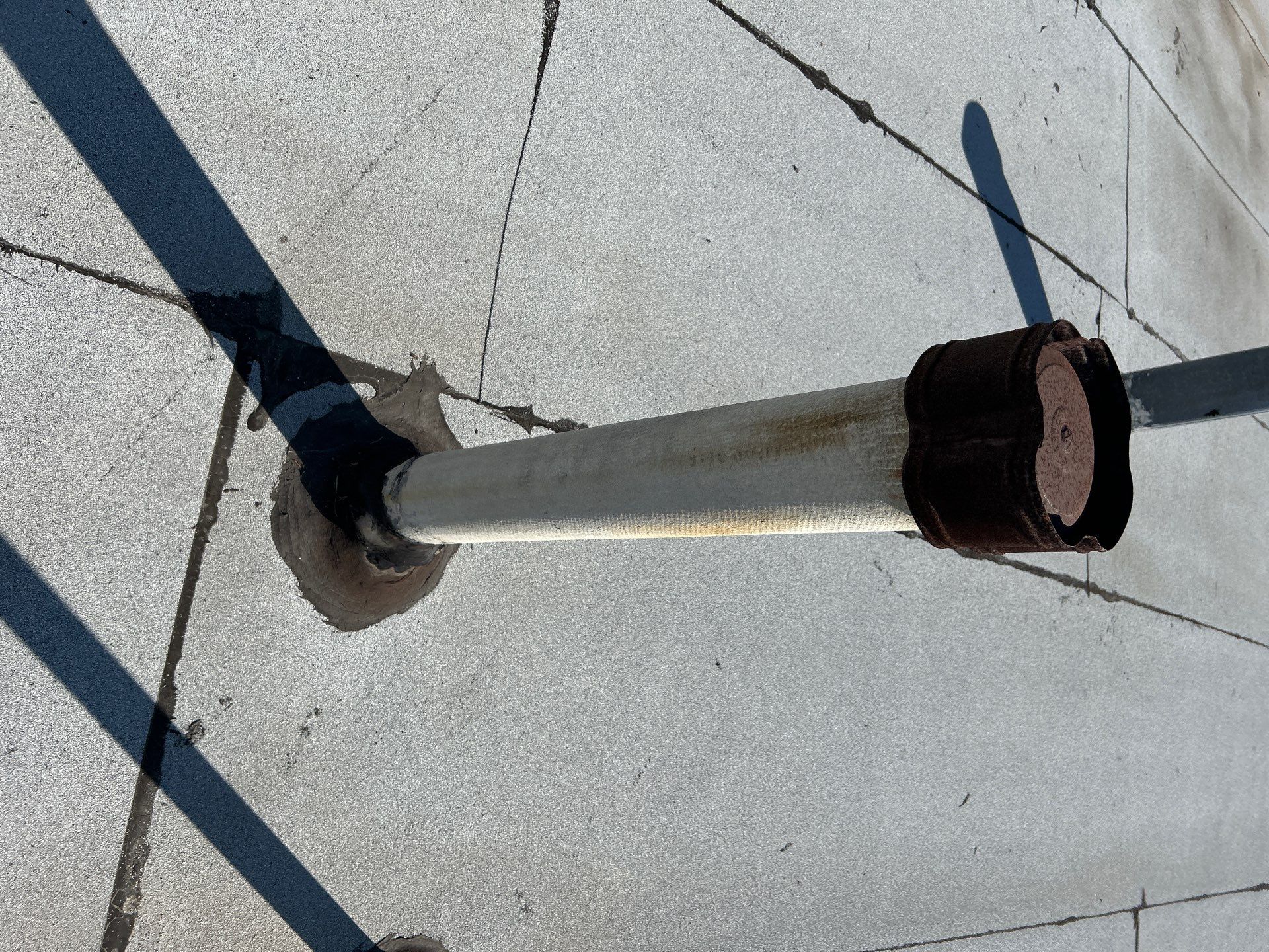 Silicone Membrane Installation using American Standard Coatings Silicone-S by Hull Brothers Roofing