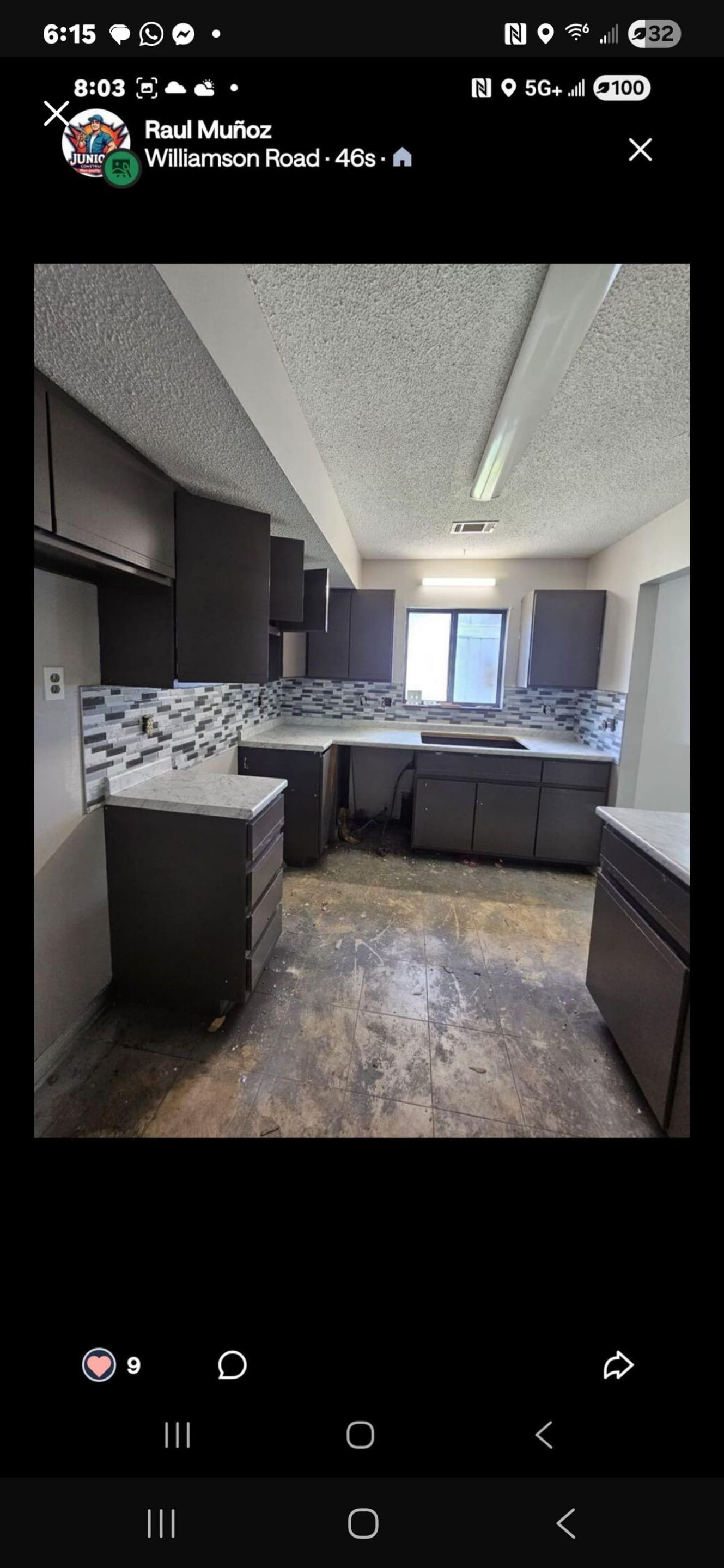 Past remodeling  by Swift Signings and Services LLC