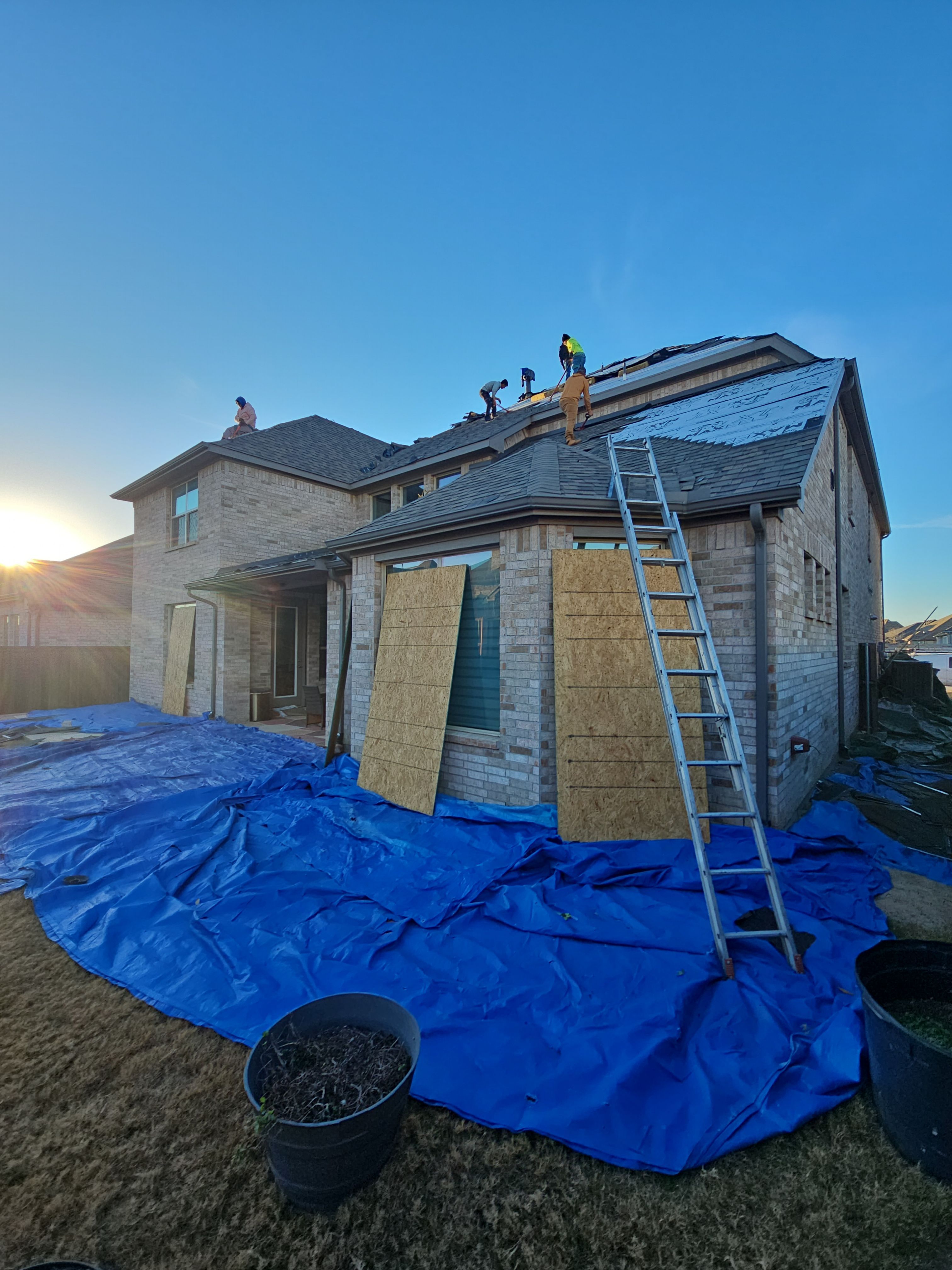 Large GAF Roof Replacement in Northlake, TX by road roofing llc