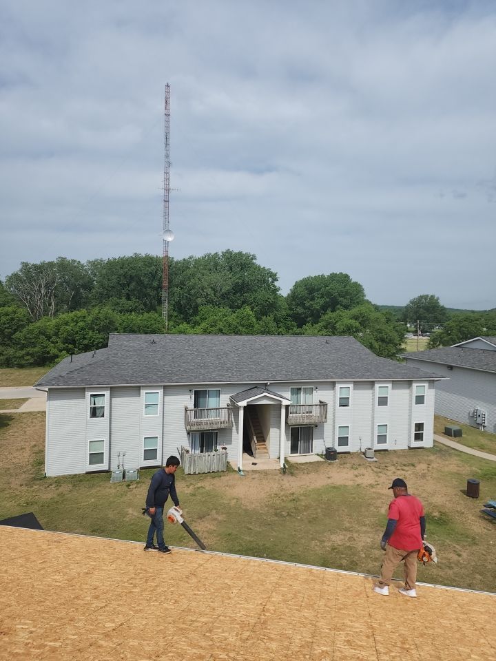 Multifamliy Complex ROOF REPLACEMNT with Ventilation Upgrades using Malarkey Vista Class III IR Shingles by Gorilla Exteriors Contracting, LLC