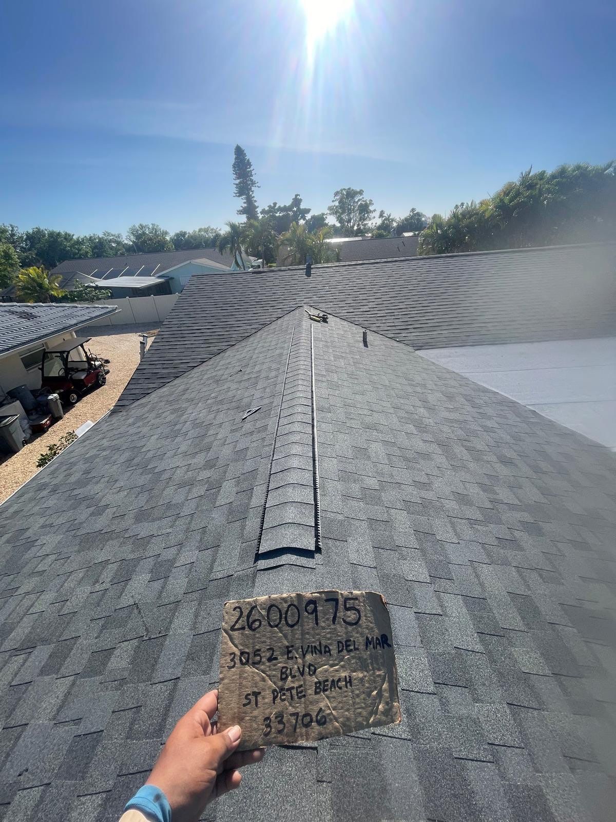 Project in St. Pete Beach 33706 by Mitchell Roofing Company LLC 