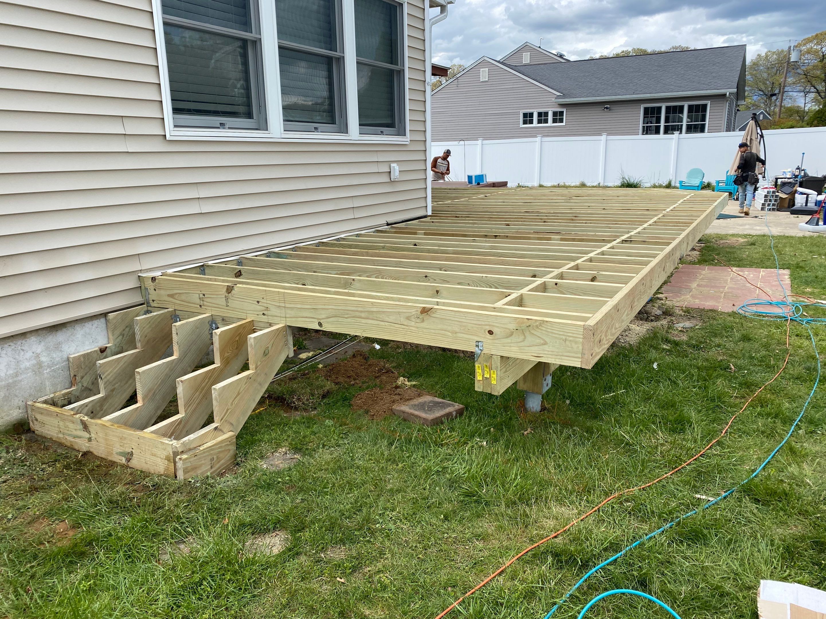 New Deck  in Spring Lake by deck guardian