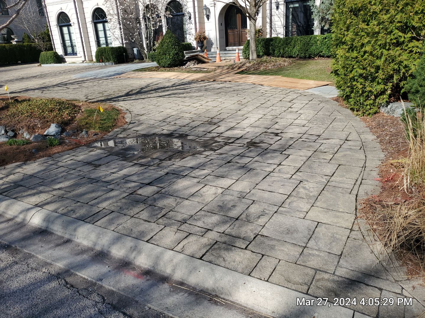 Brick paver clean, sand and seal.  using Surebond SB-1300 by Northern Power Washing LLC.