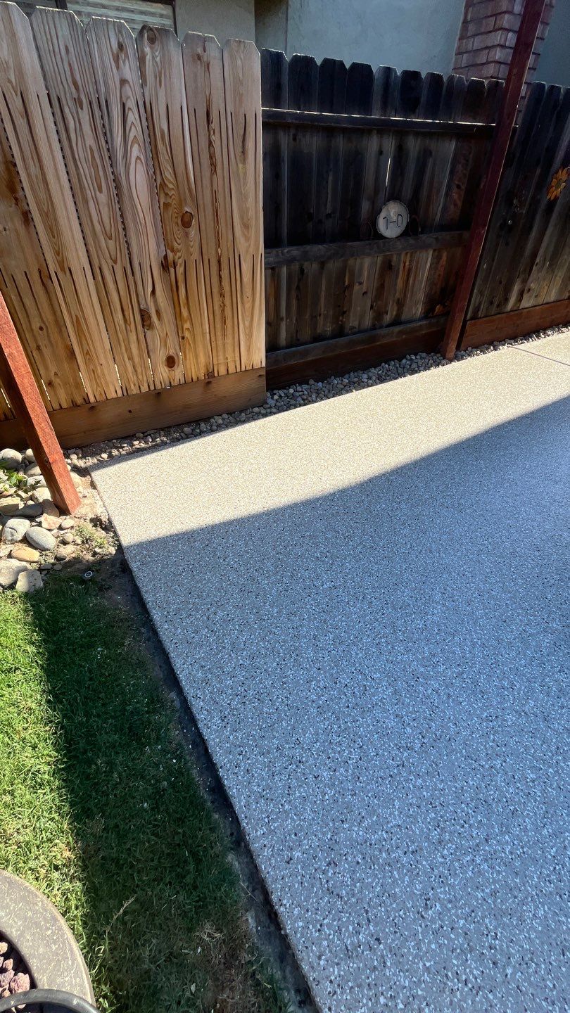Outdoor Concrete Coating in Modesto by Lancaster Painting